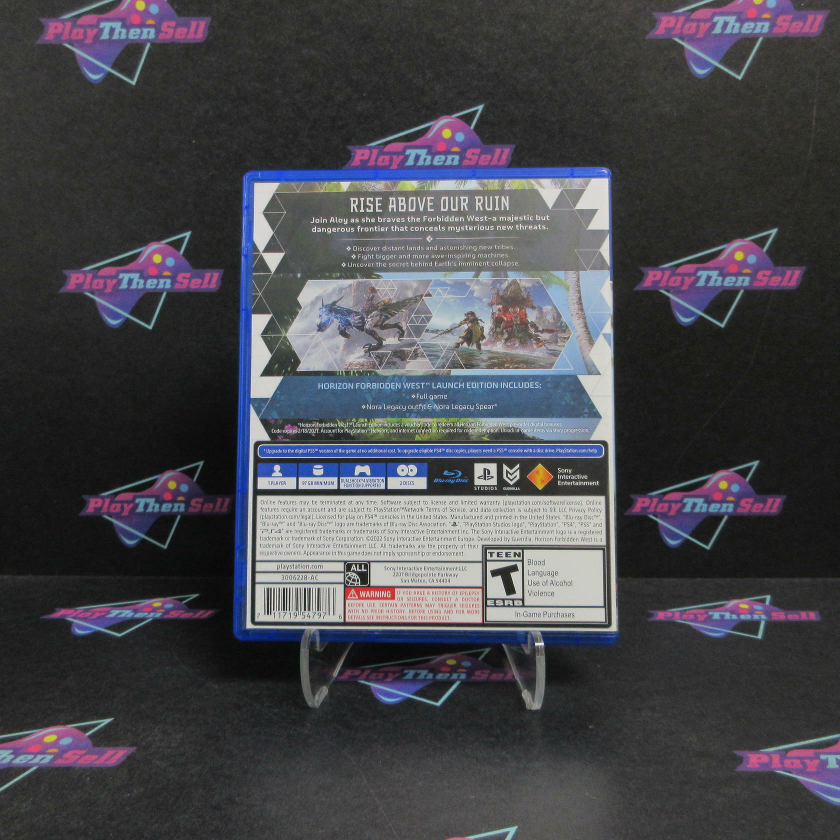 Horizon Forbidden West Launch Edition PS4 PlayStation 4 Complete - Refurbished