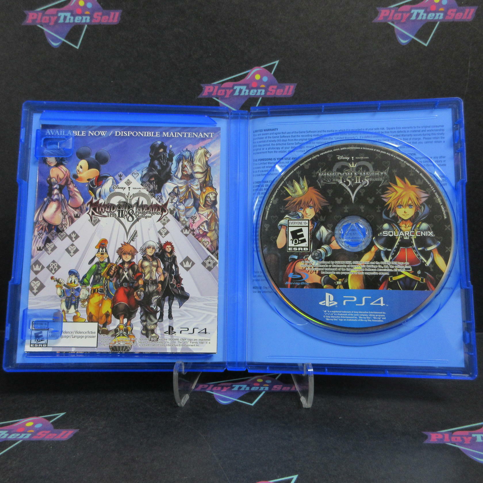 Kingdom Hearts HD 1.5 + 2.5 ReMIX PS4 PlayStation 4 Complete - Refurbished
