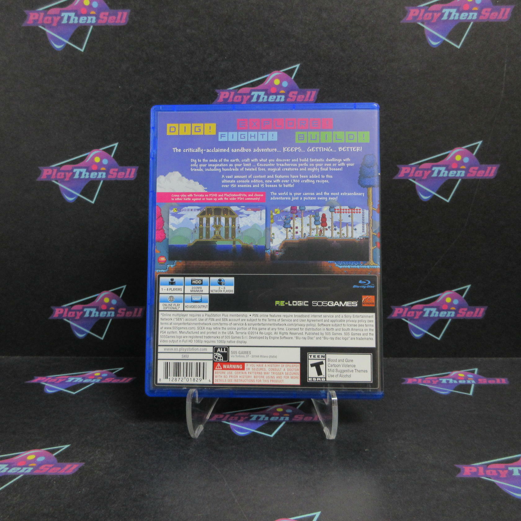 Terraria Special Edition PS4 PlayStation 4 +Sleeve/Art Card Complete - Refurbished