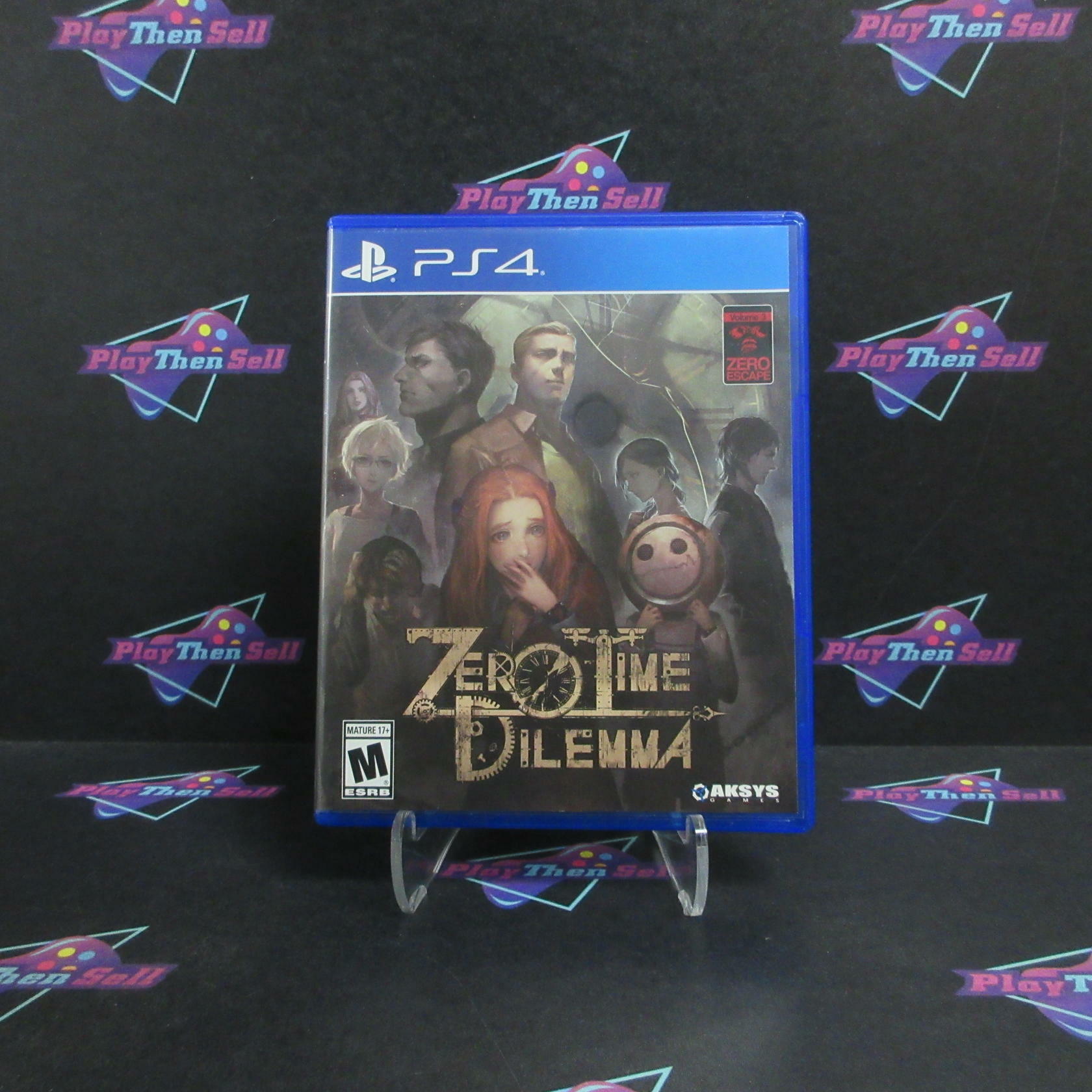 Zero Time Dilemma PS4 PlayStation 4 US Version Complete - Refurbished