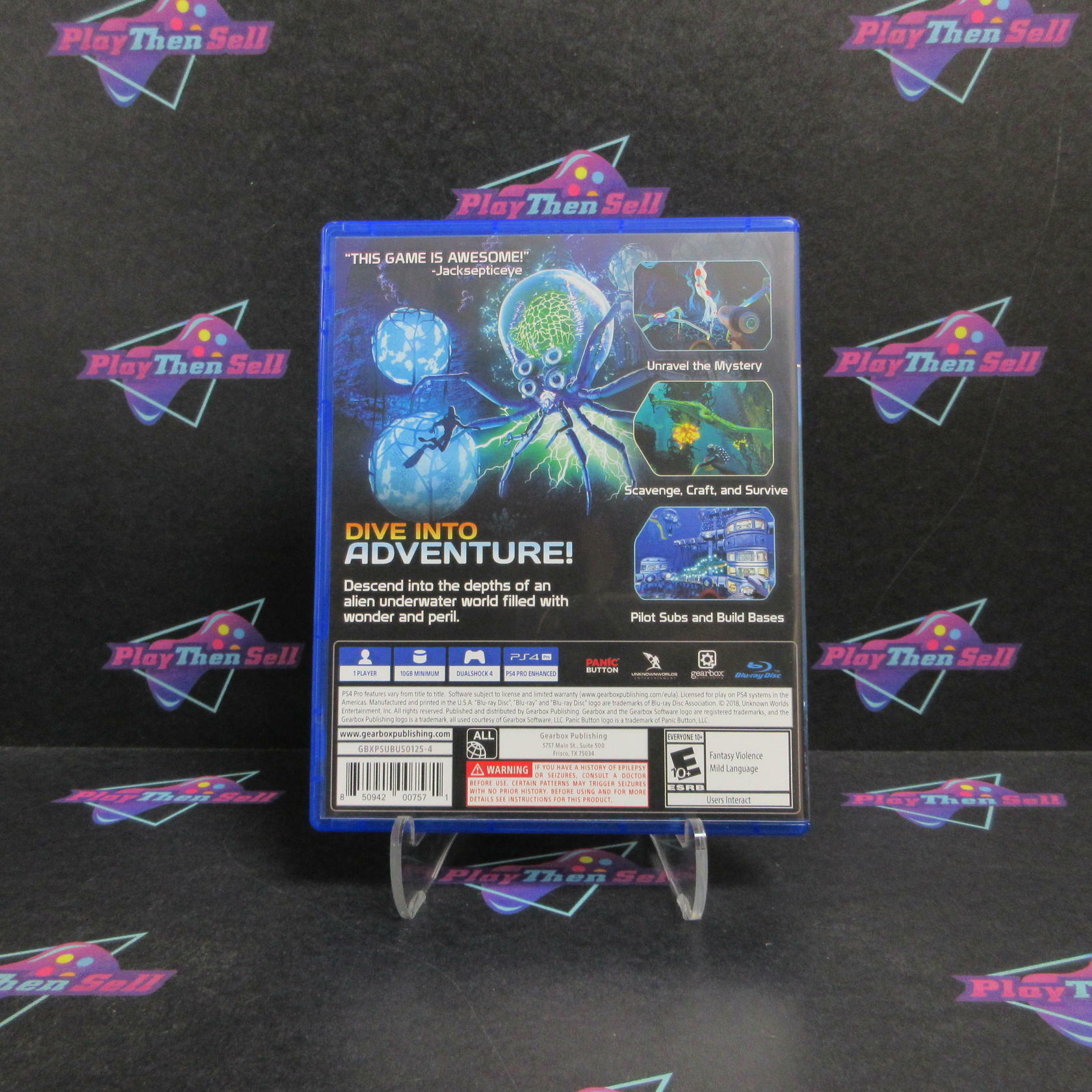 Subnautica PS4 PlayStation 4 Complete - Refurbished