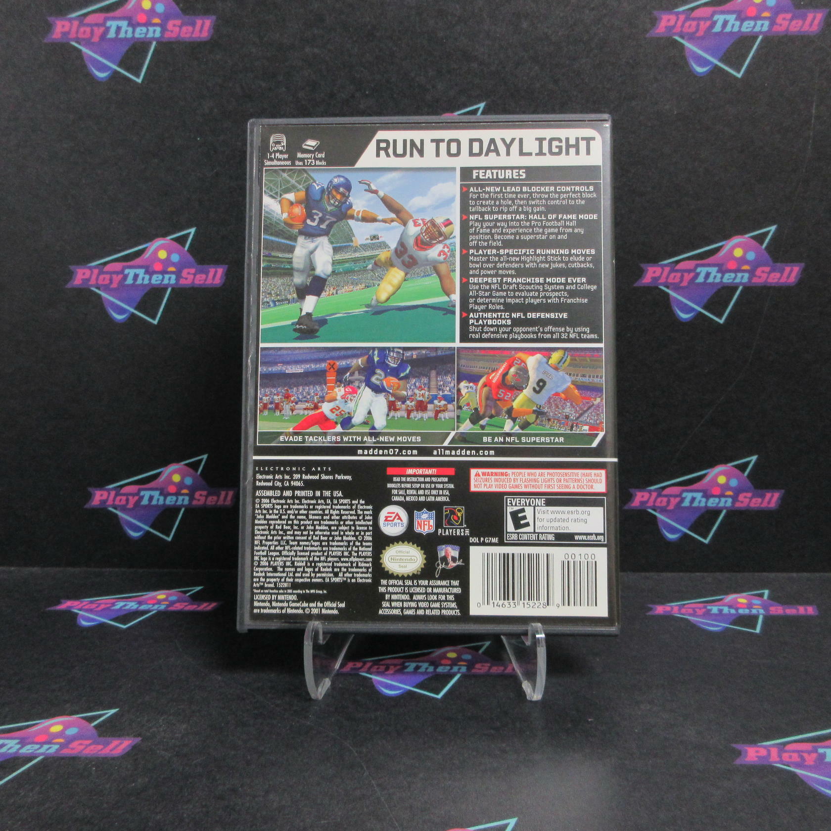 Madden NFL 07 Nintendo Gamecube Complete - Refurbished