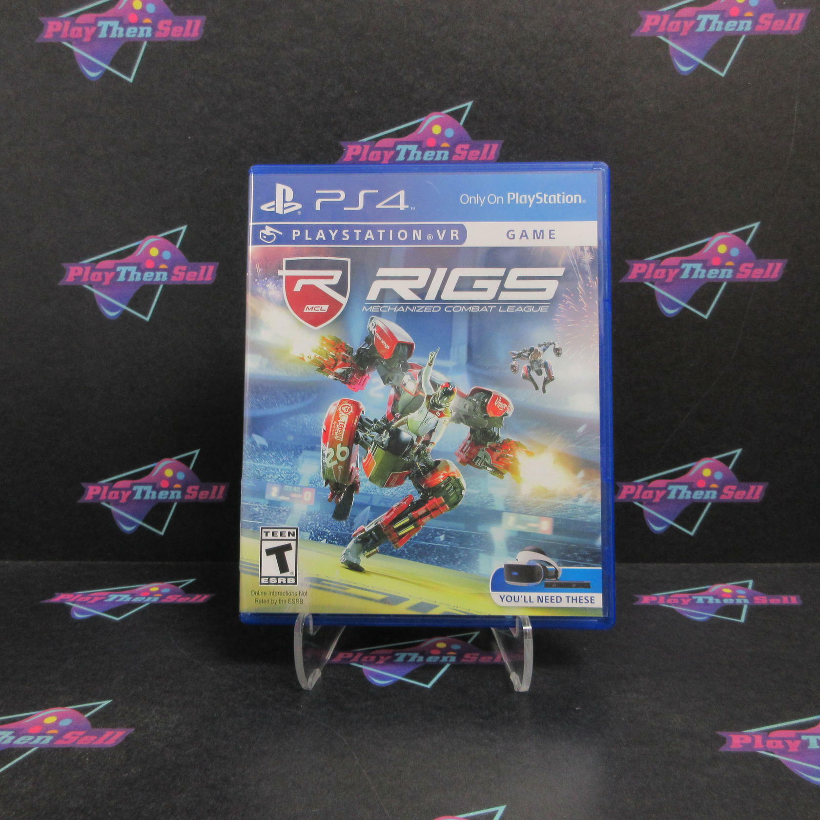 RIGS Mechanized Combat League PS4 PlayStation 4 PSVR Complete - Refurbished