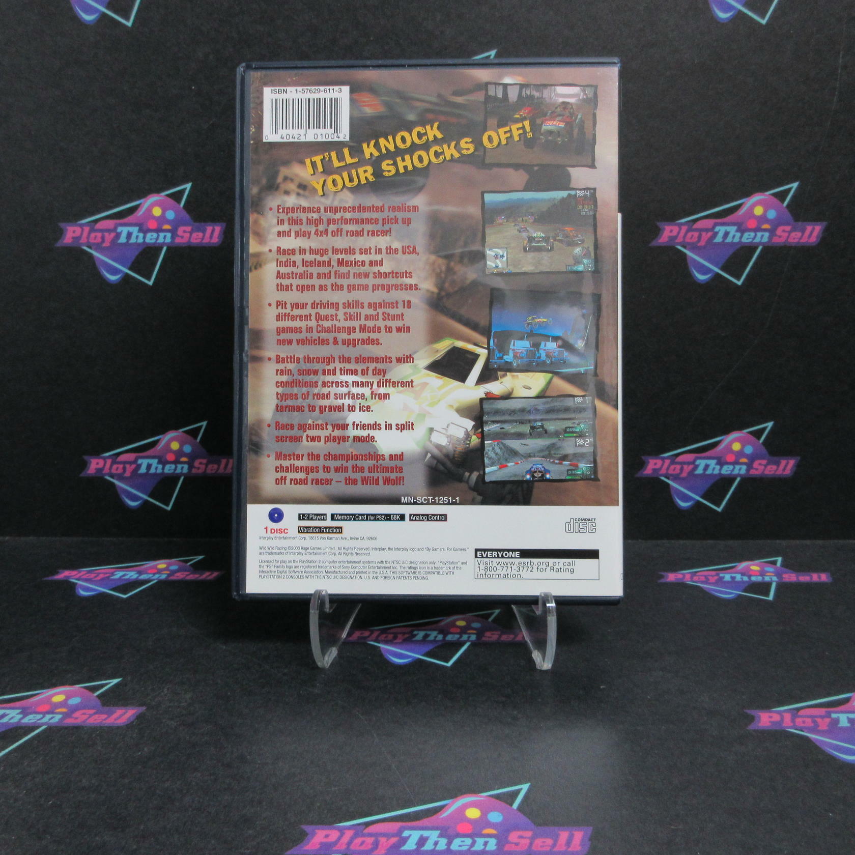 Wild Wild Racing PS2 PlayStation 2 Complete - Refurbished