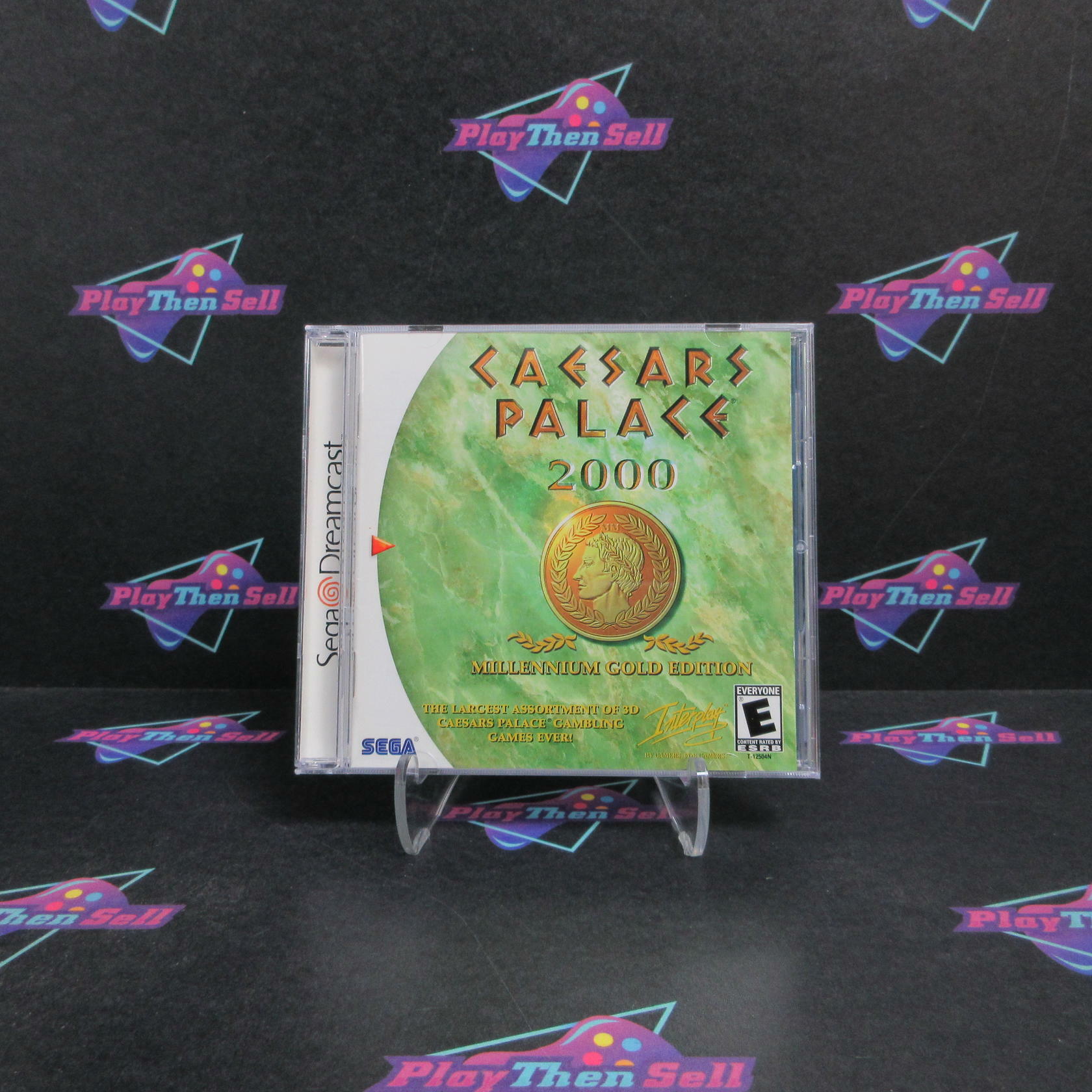 Caesar's Palace 2000 Millennium Gold Edition Sega Dreamcast Complete - Excellent