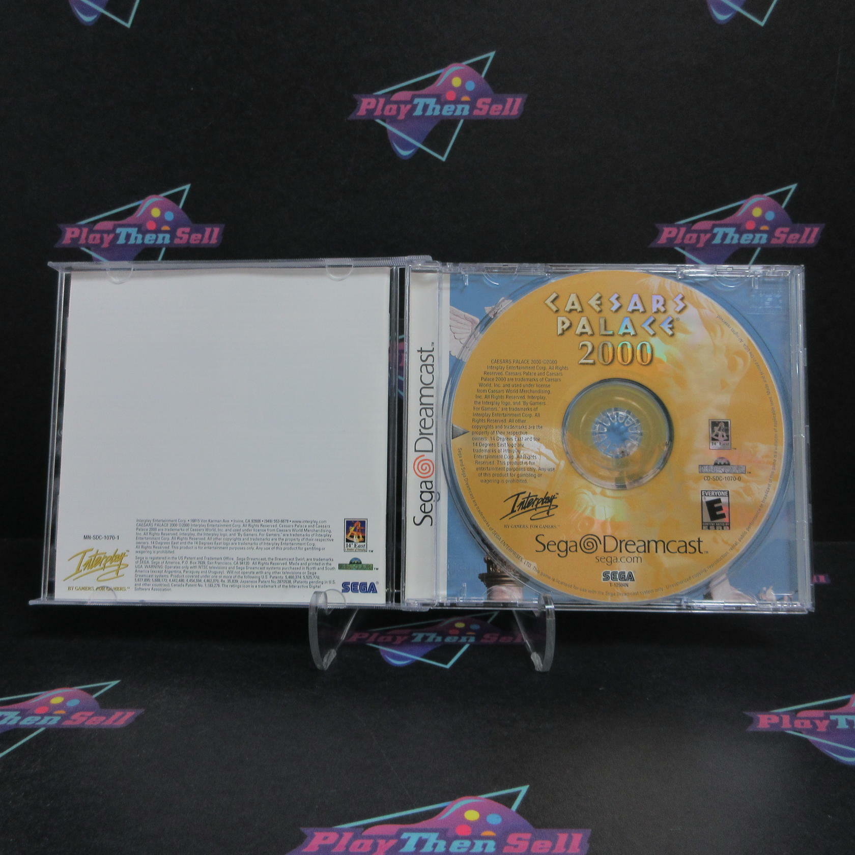 Caesar's Palace 2000 Millennium Gold Edition Sega Dreamcast Complete - Excellent