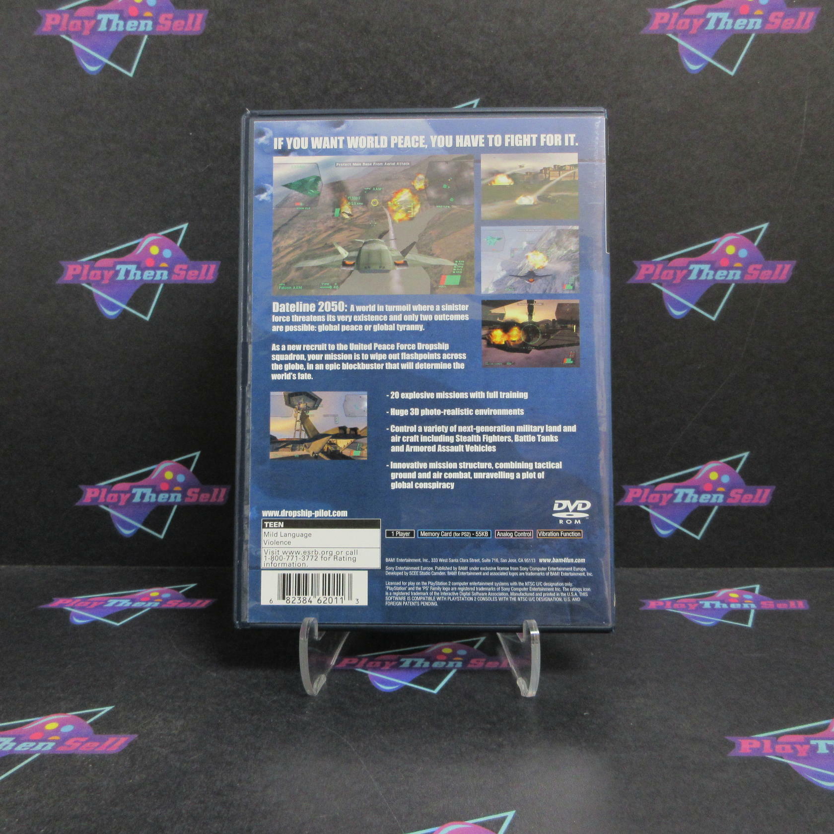 Dropship United Peace Force PS2 PlayStation 2 Complete - Refurbished