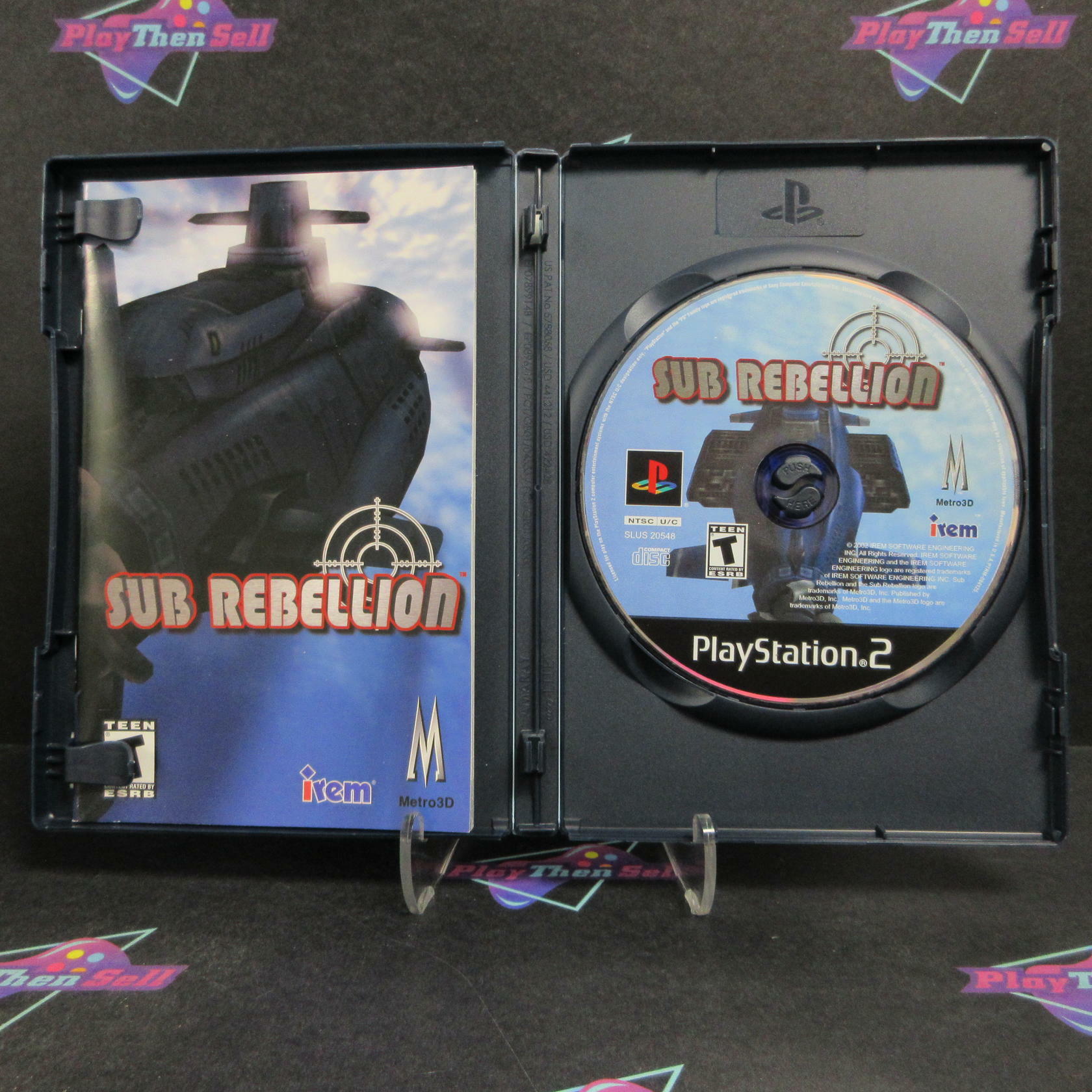 Sub Rebellion PS2 PlayStation 2 + Reg Card Complete - Excellent