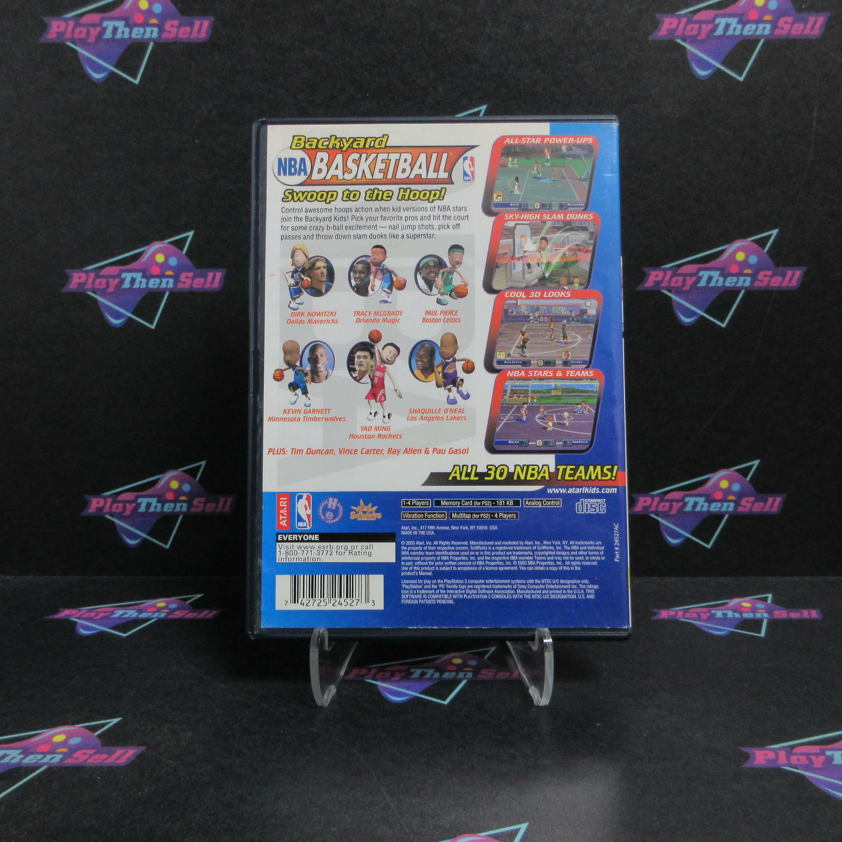 Backyard Basketball PS2 PlayStation 2 Complete - Refurbished