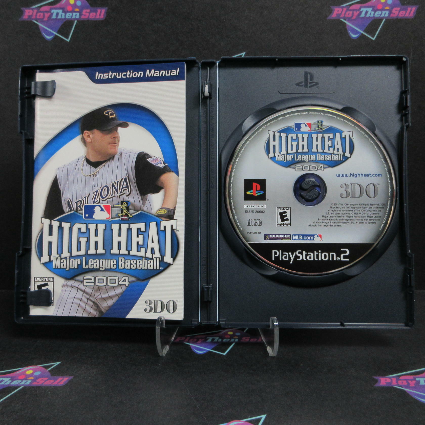 High Heat Major League Baseball 2004 PS2 + Reg Card Complete - Excellent