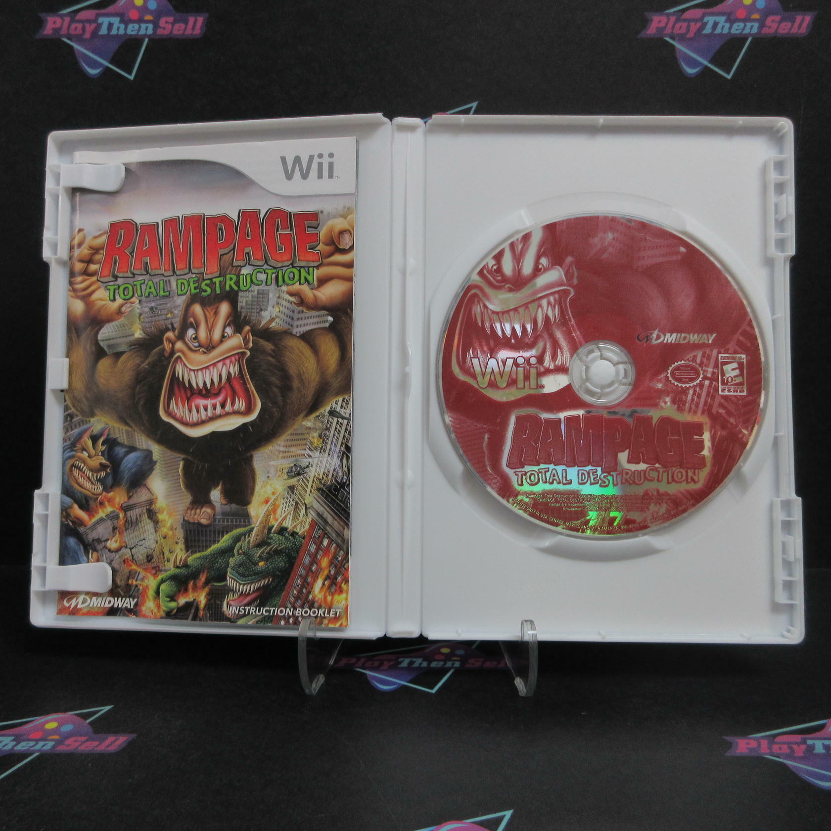 Rampage Total Destruction Nintendo Wii Complete - Refurbished