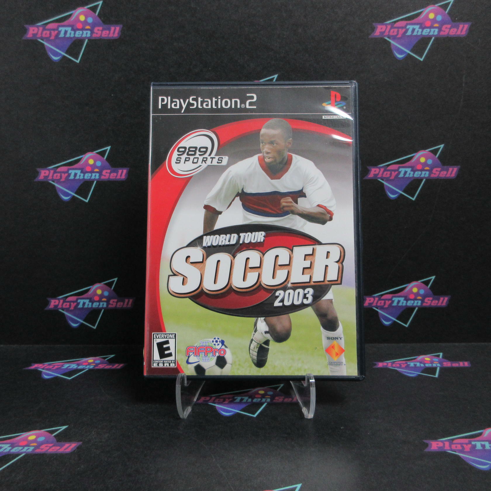 World Tour Soccer 2003 PS2 PlayStation 2 + Reg Card Complete - Refurbished