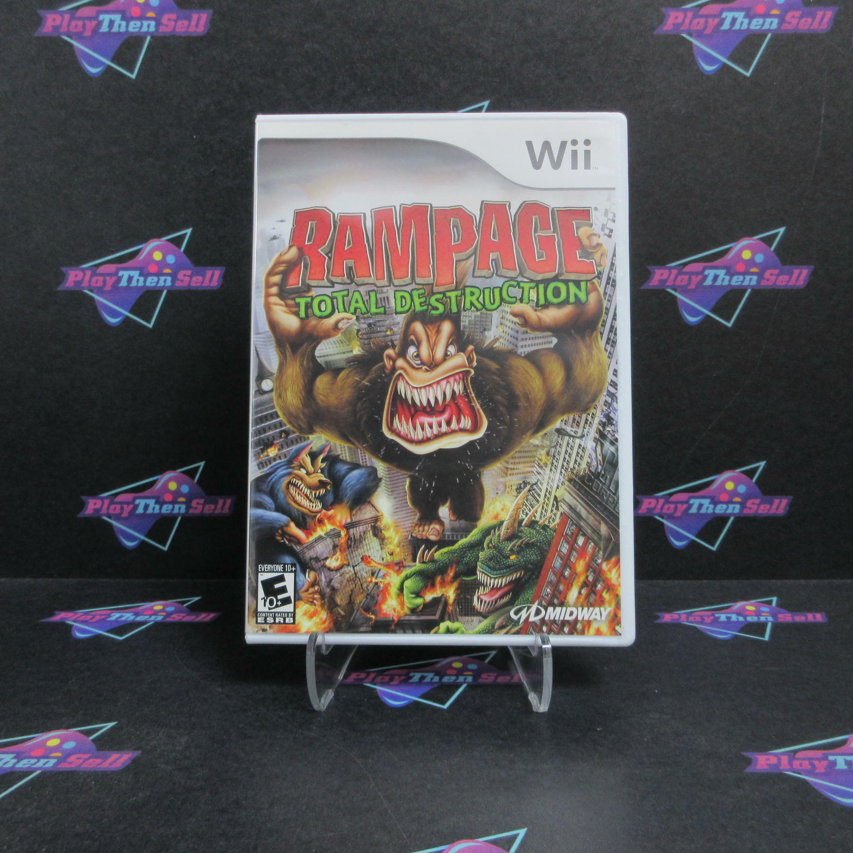 Rampage Total Destruction Nintendo Wii Complete - Refurbished