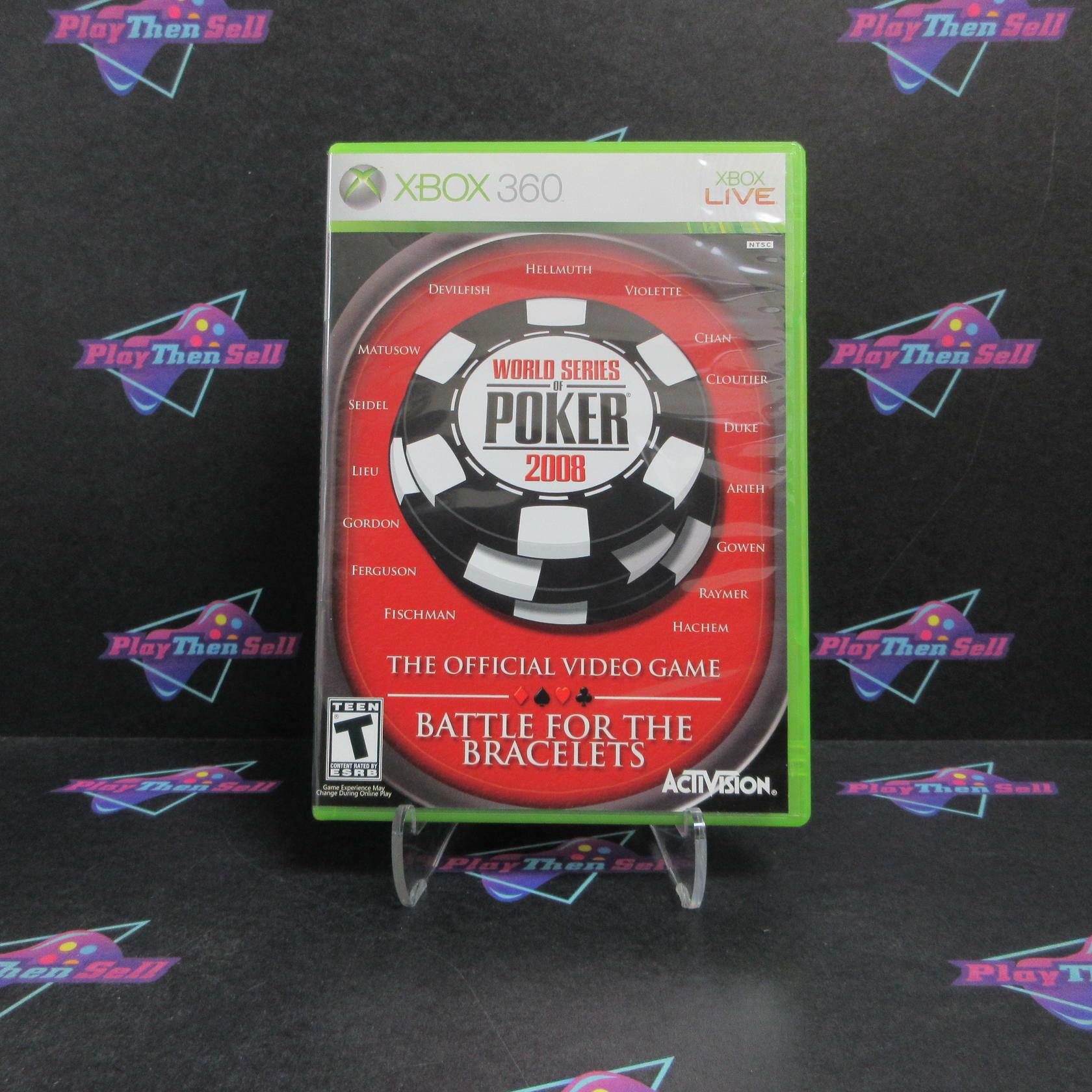 World Series of Poker 2008 Battle for Bracelets Xbox 360 Complete - Excellent