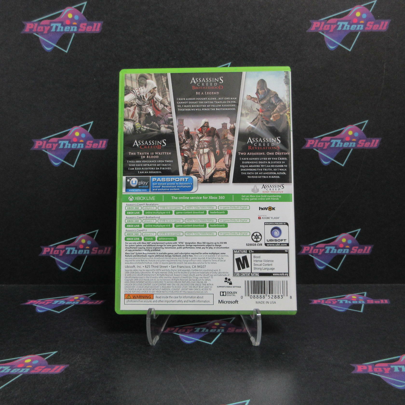 Assassin's Creed Ezio Trilogy Xbox 360 Complete - Excellent