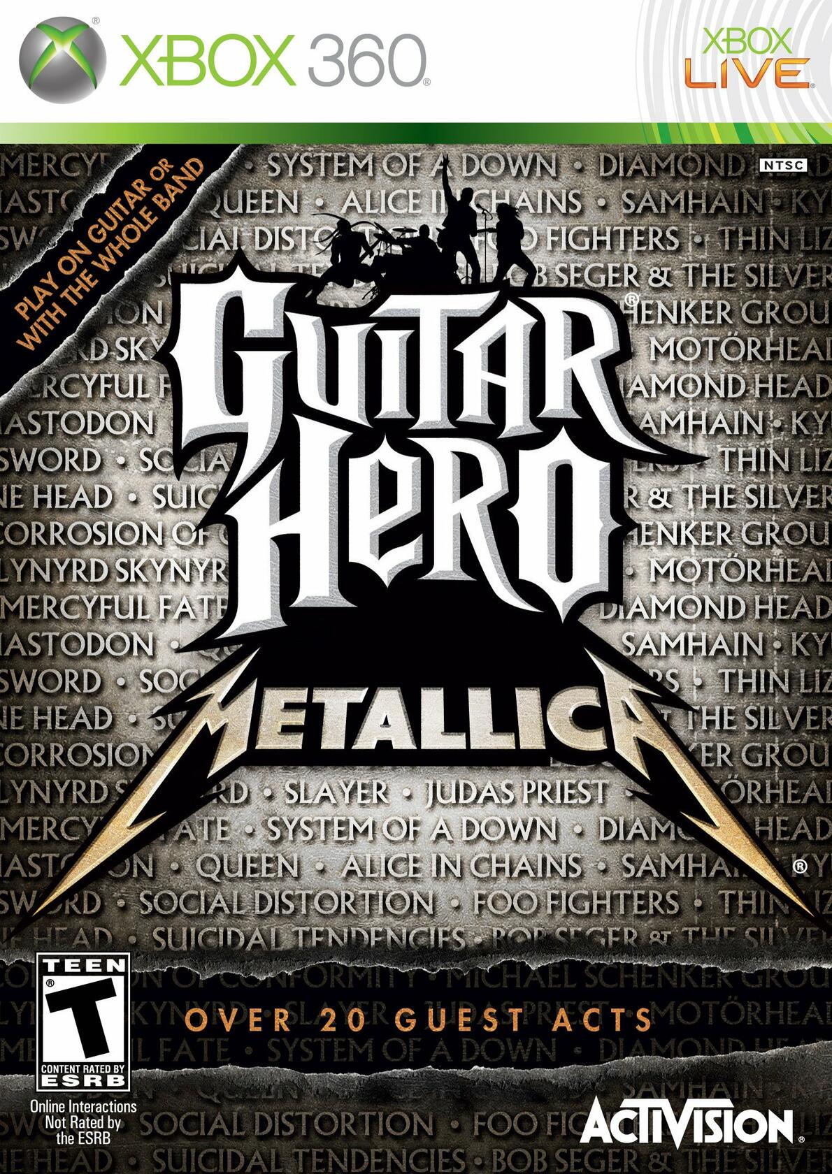 Guitar Hero Metallica Xbox 360 Complete - Very Good