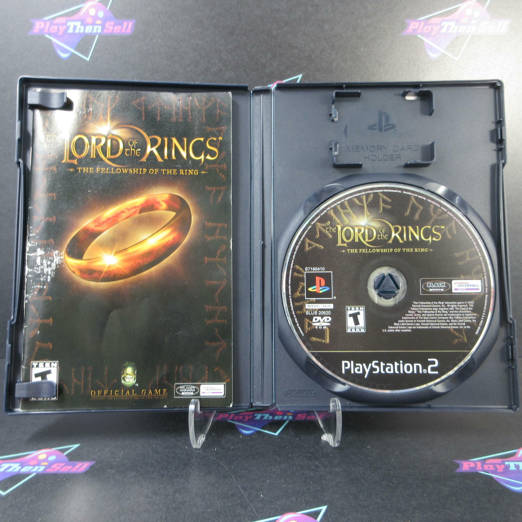 Lord of the Rings Fellowship of the Ring PS2 + Reg Card Complete - Very Good