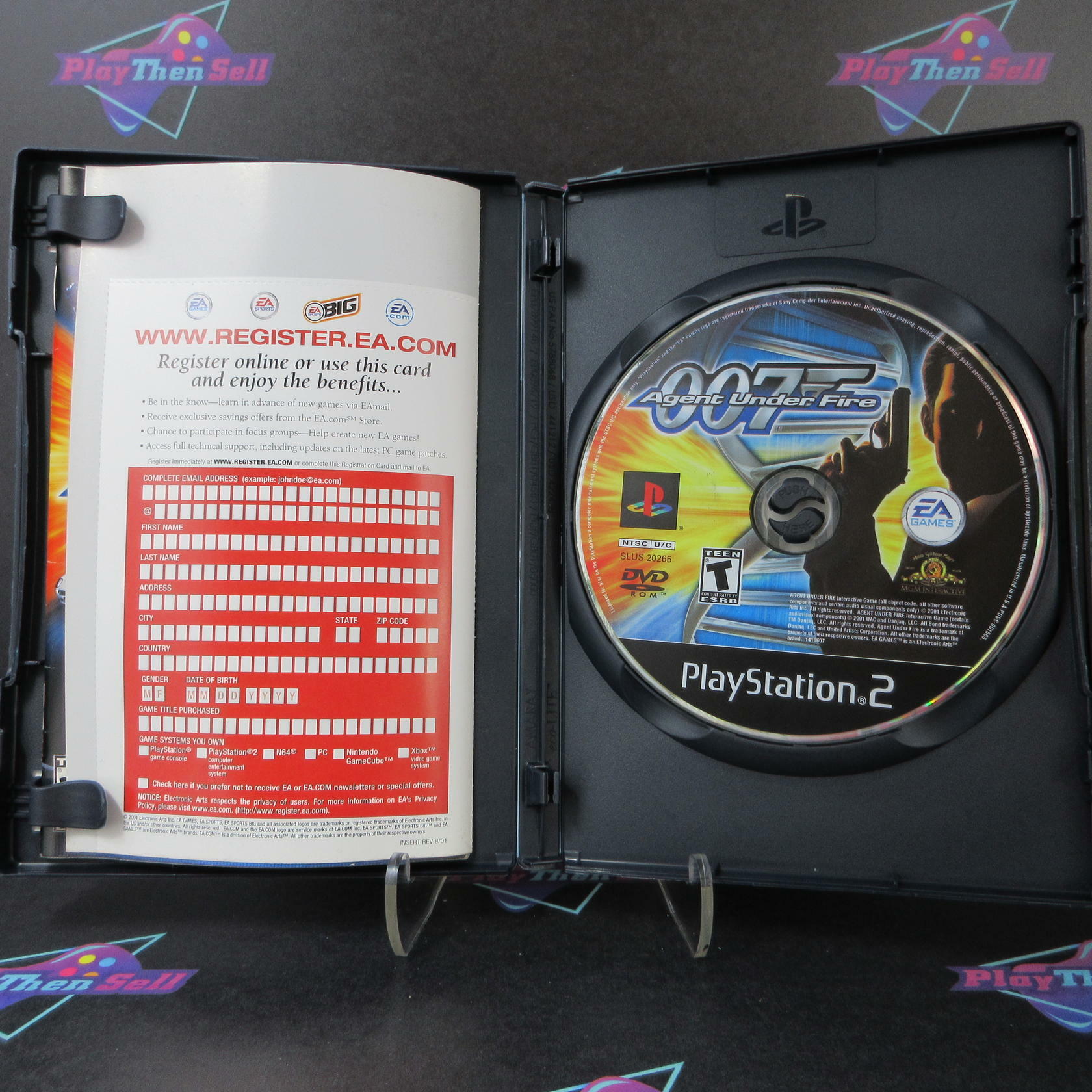 James Bond 007 Agent Under Fire PS2 PlayStation 2 Complete - Very Good