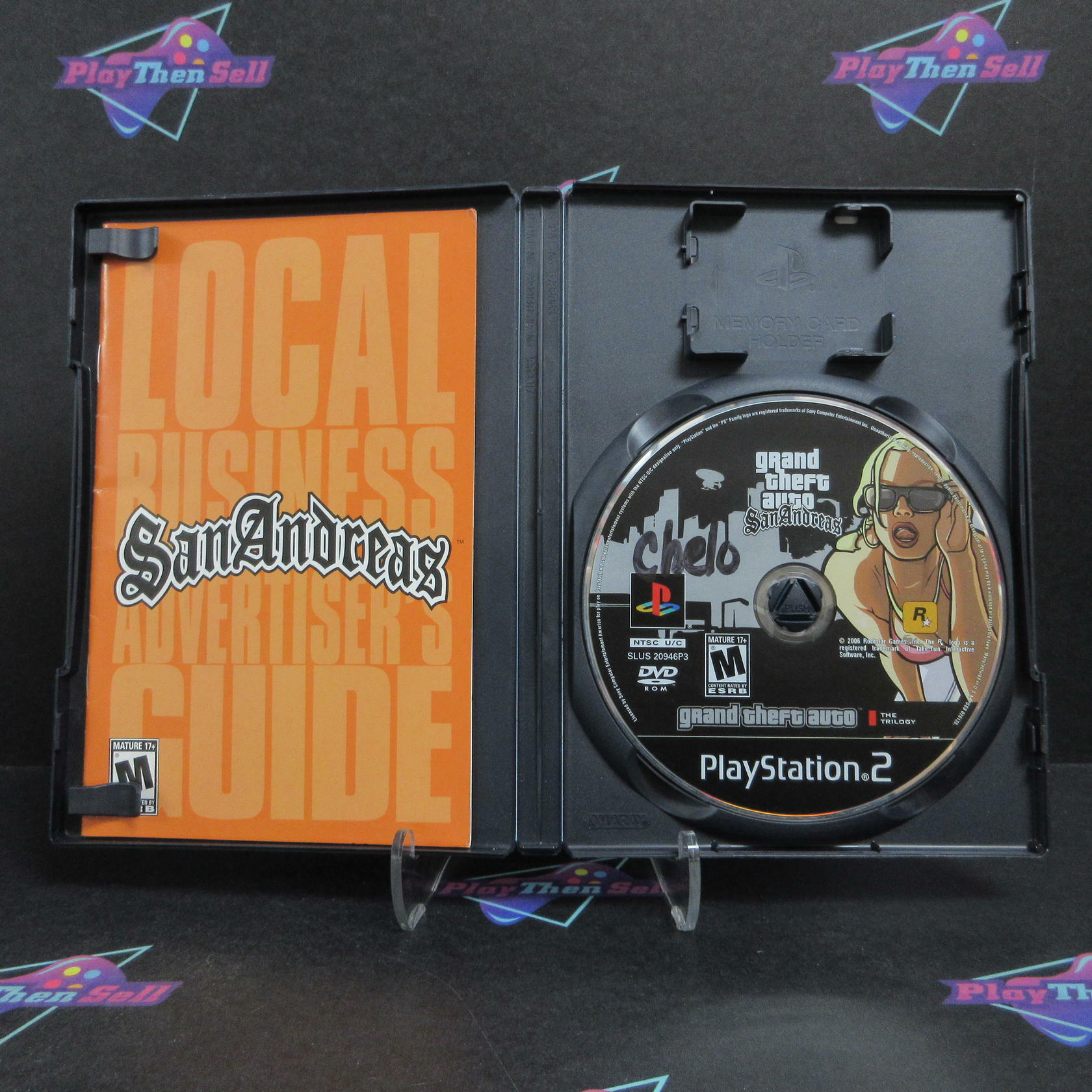 Grand Theft Auto San Andreas Trilogy PS2 PlayStation 2 Complete - Very Good