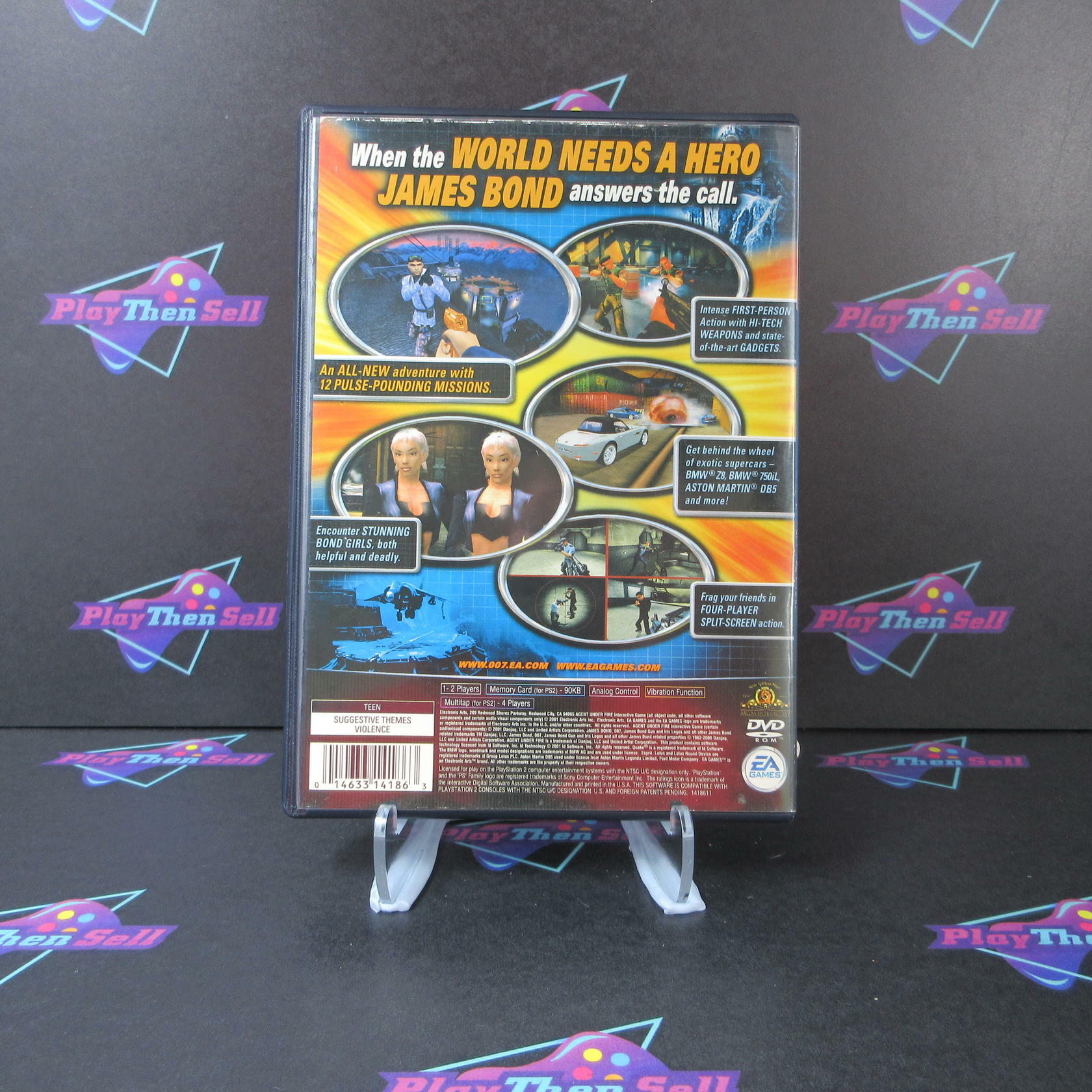 James Bond 007 Agent Under Fire PS2 PlayStation 2 Complete - Very Good