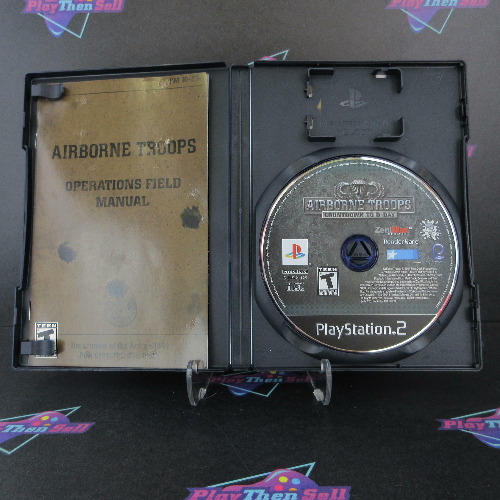 Airborne Troops Countdown D-Day PlayStation 2 + Reg Complete - Very Good
