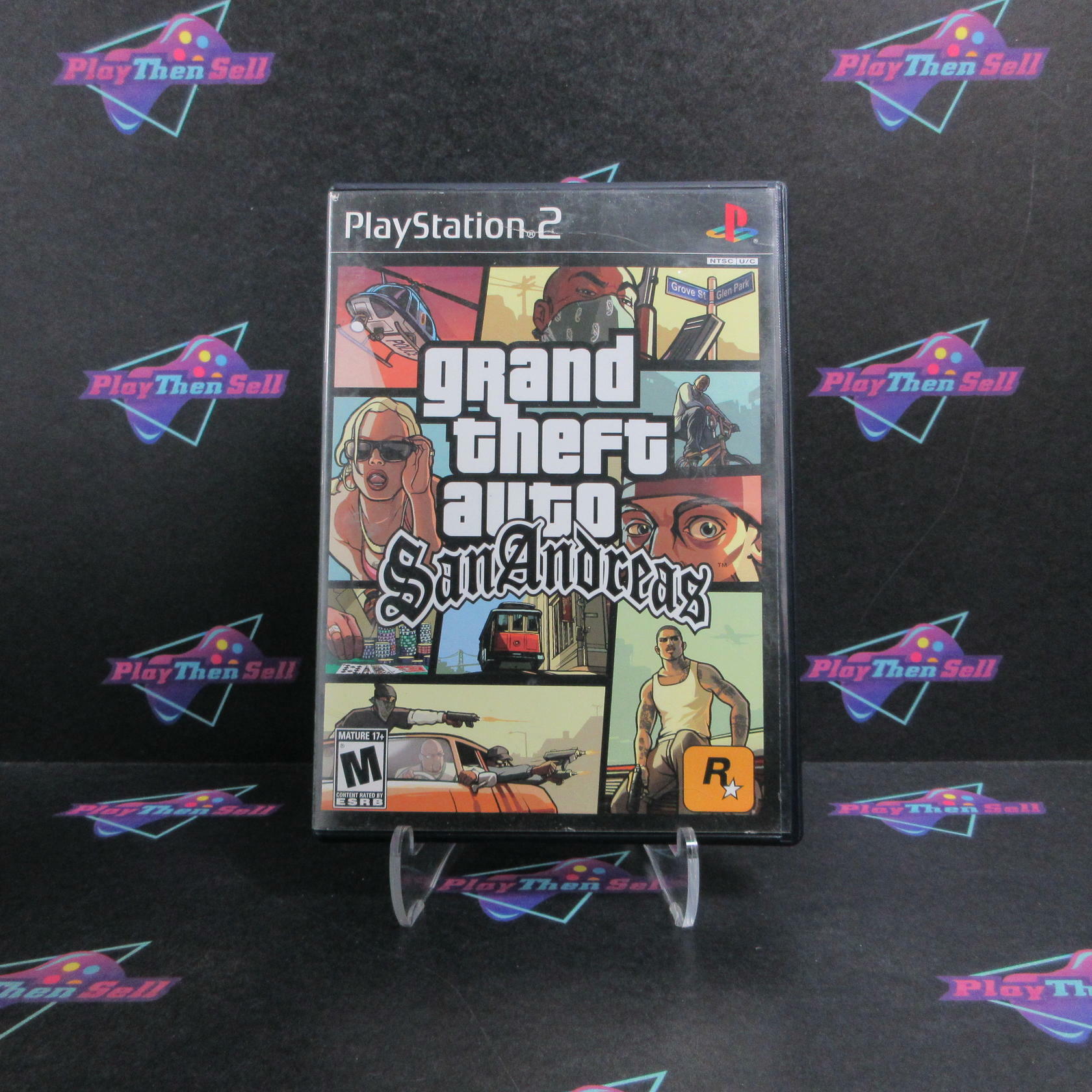 Grand Theft Auto San Andreas Trilogy PS2 PlayStation 2 Complete - Very Good