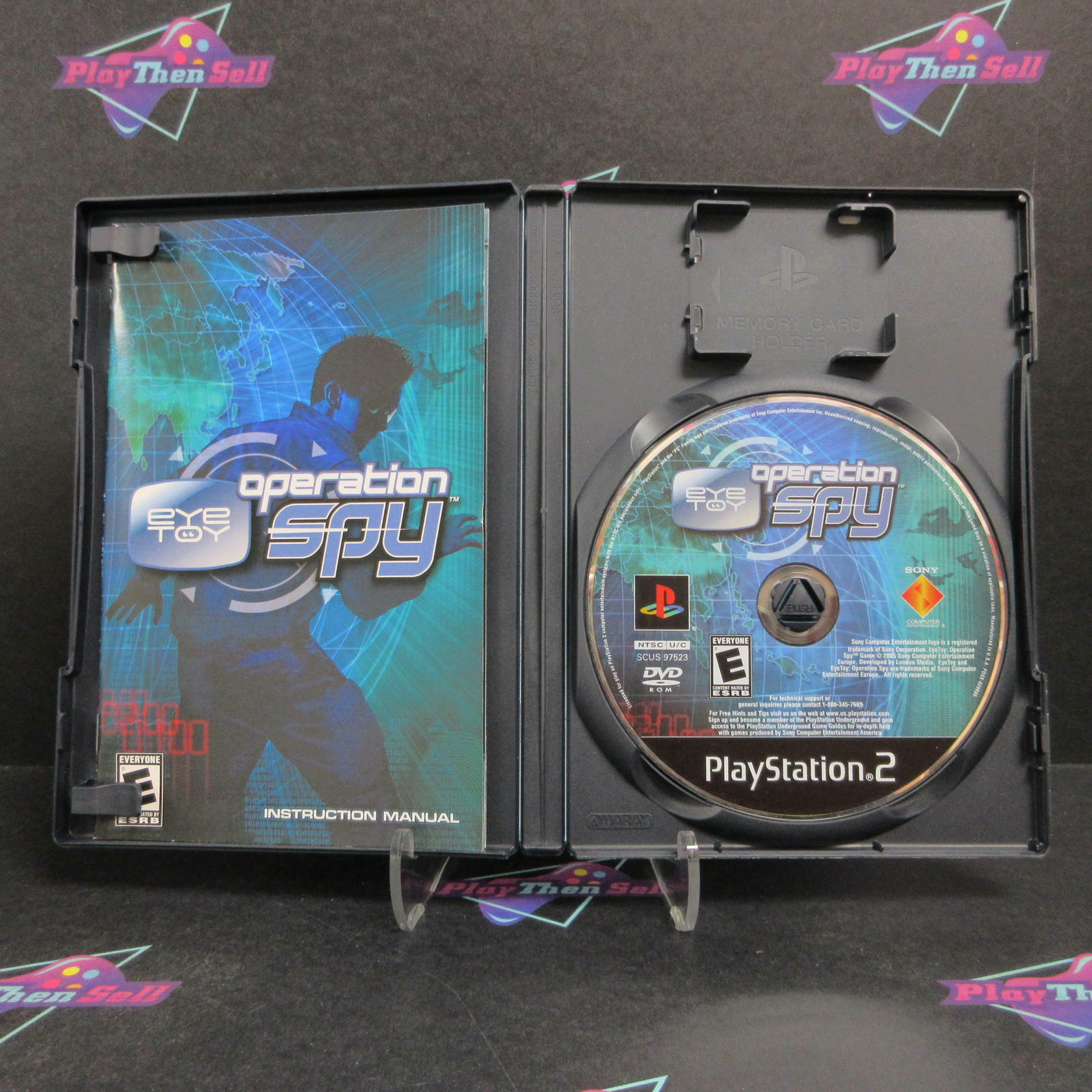 Eye Toy Operation Spy PS2 PlayStation 2 + Reg Card Complete - Very Good