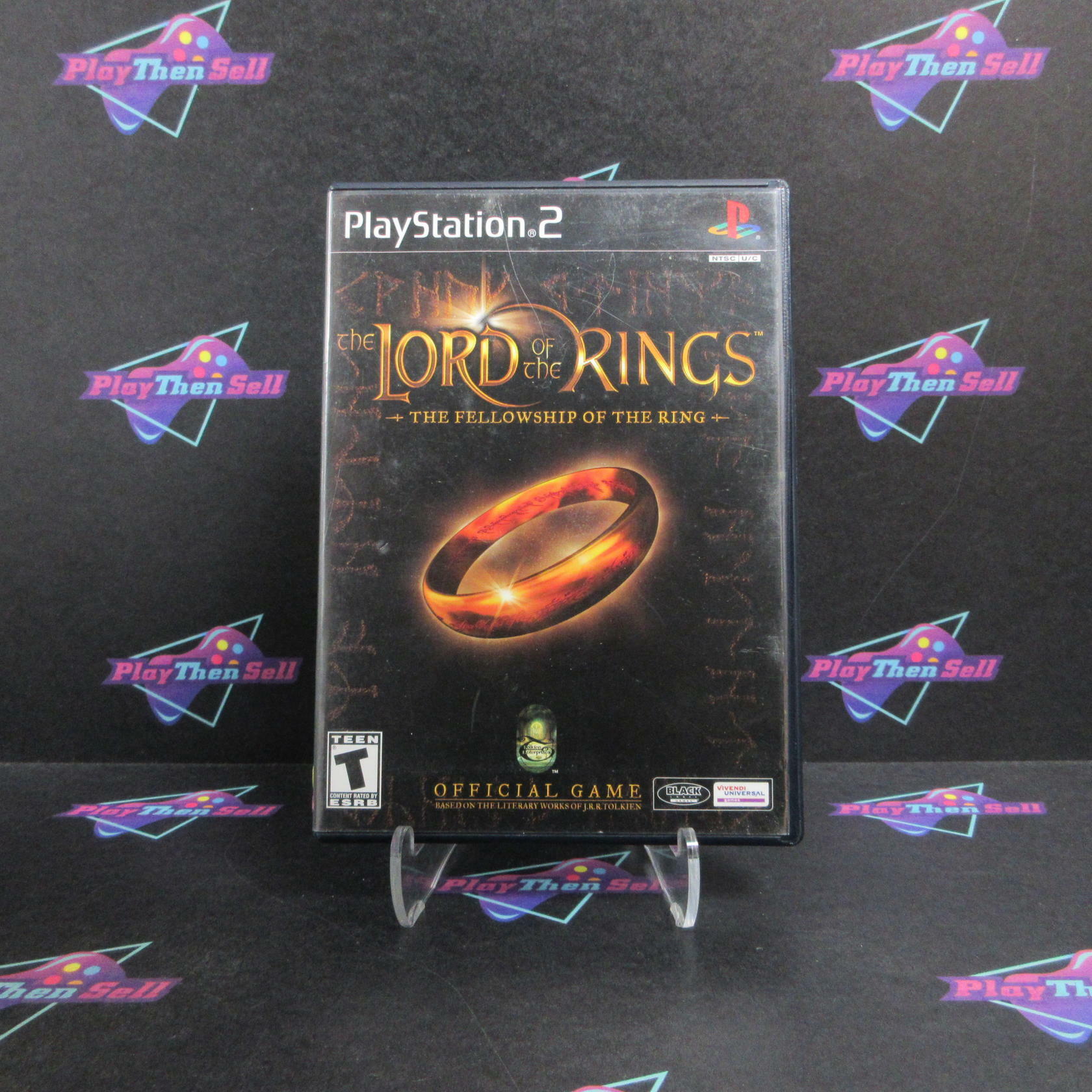 Lord of the Rings Fellowship of the Ring PS2 + Reg Card Complete - Very Good
