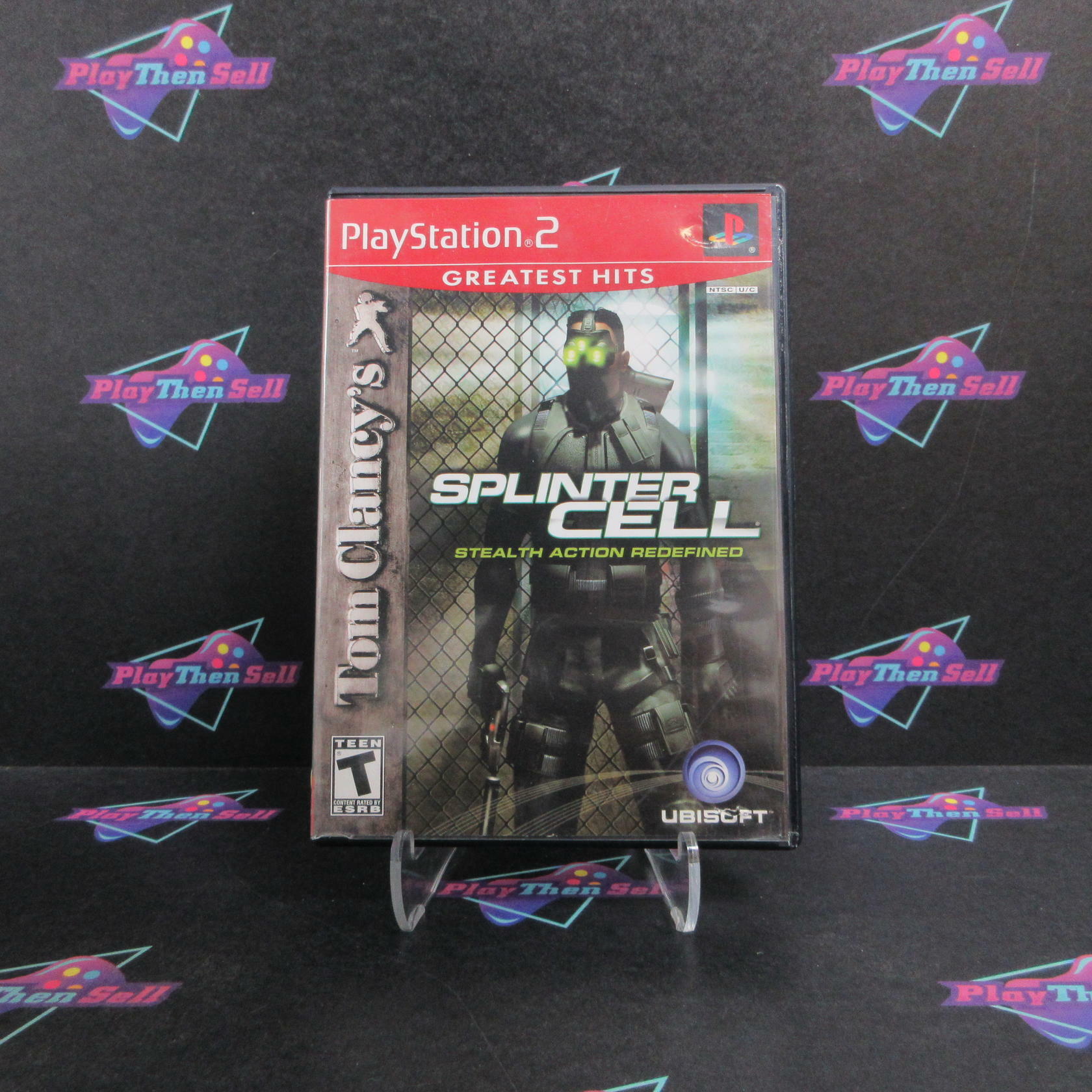 Tom Clancy's Splinter Cell PS2 PlayStation 2 GH + Reg Card Complete - Very Good