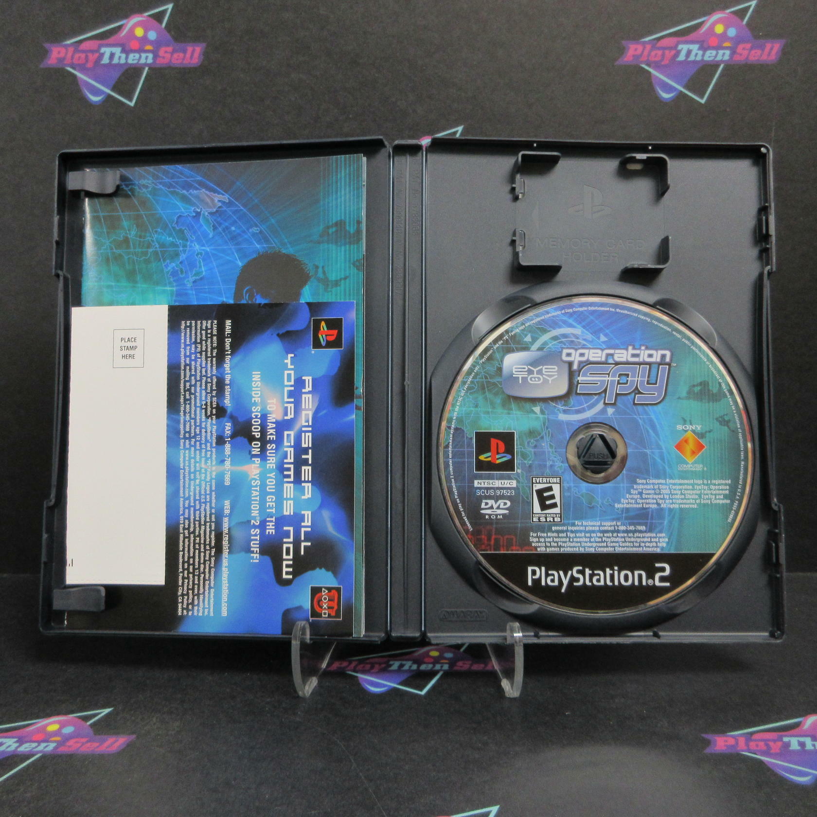Eye Toy Operation Spy PS2 PlayStation 2 + Reg Card Complete - Very Good
