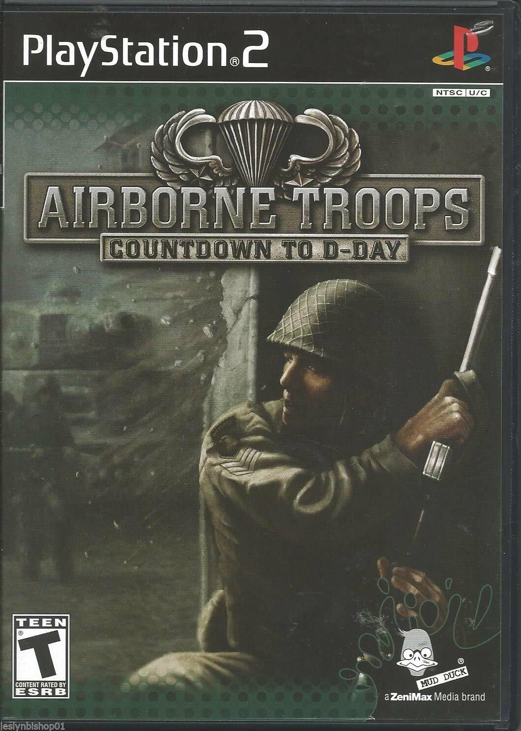 Airborne Troops Countdown D-Day PlayStation 2 + Reg Complete - Very Good