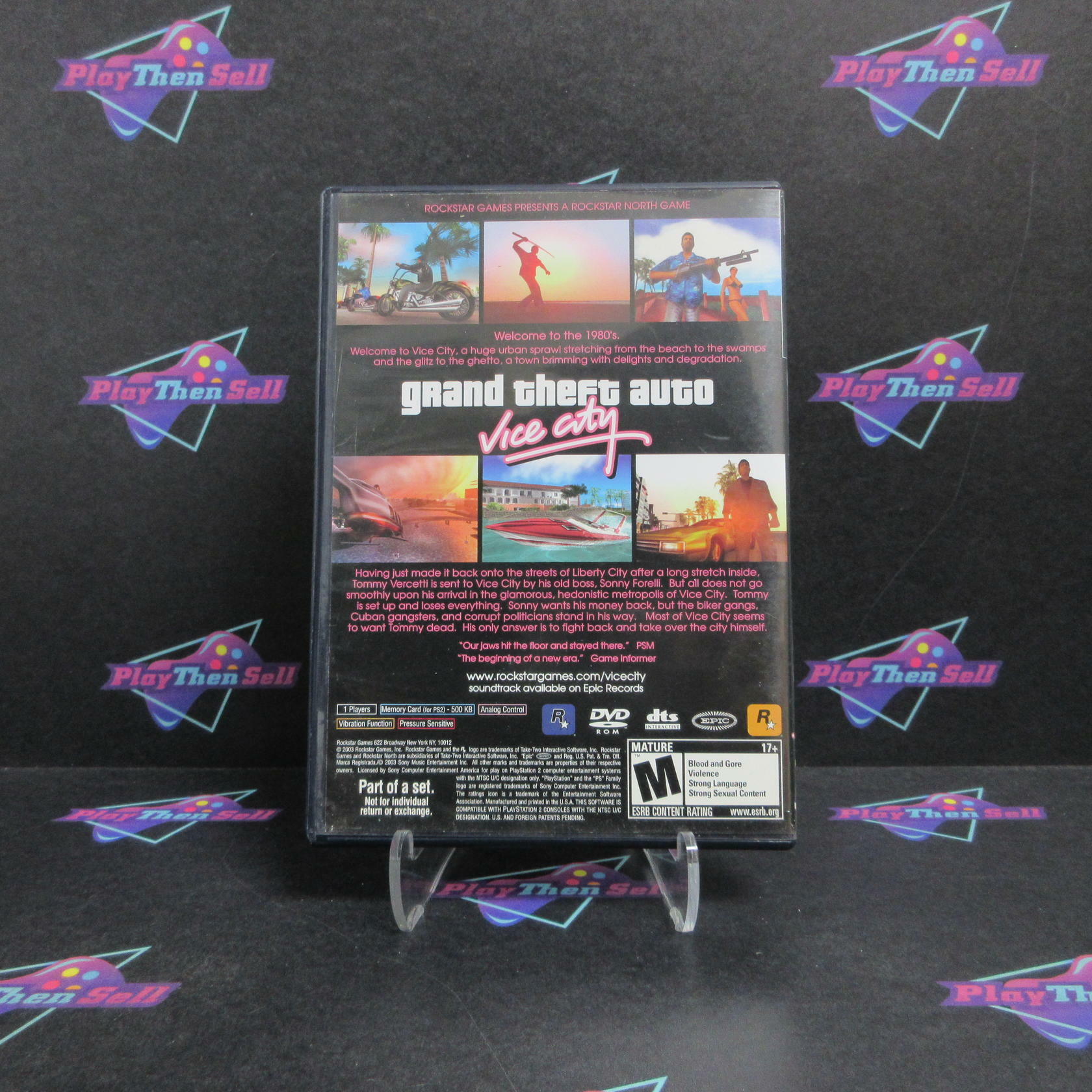 Grand Theft Auto Vice City Trilogy PS2 PlayStation 2 - Very Good