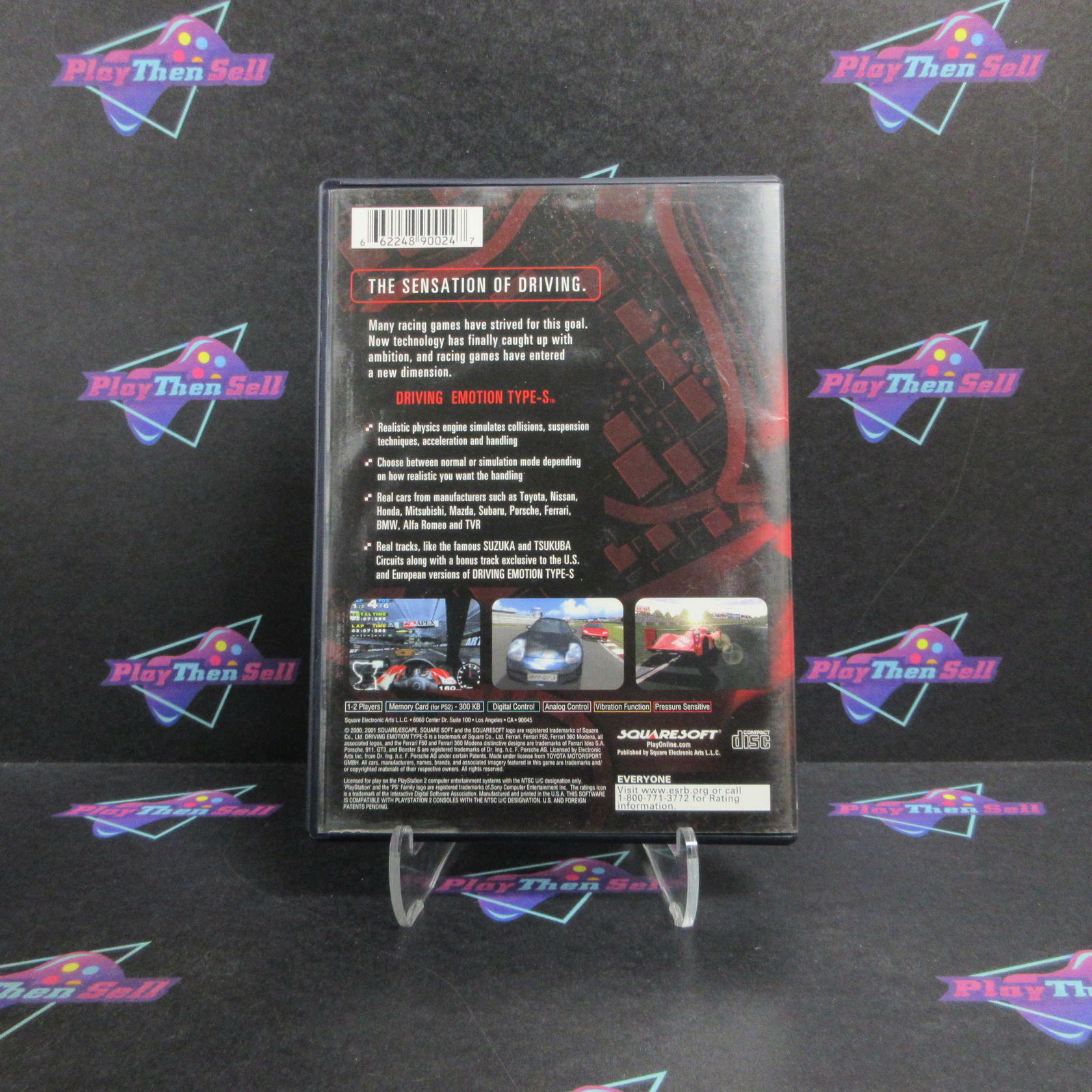 Driving Emotion Type-S PS2 PlayStation 2 - Very Good