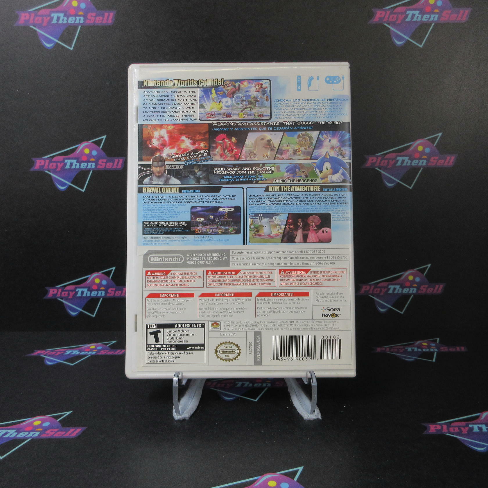 Super Smash Bros Brawl Nintendo Wii - Very Good