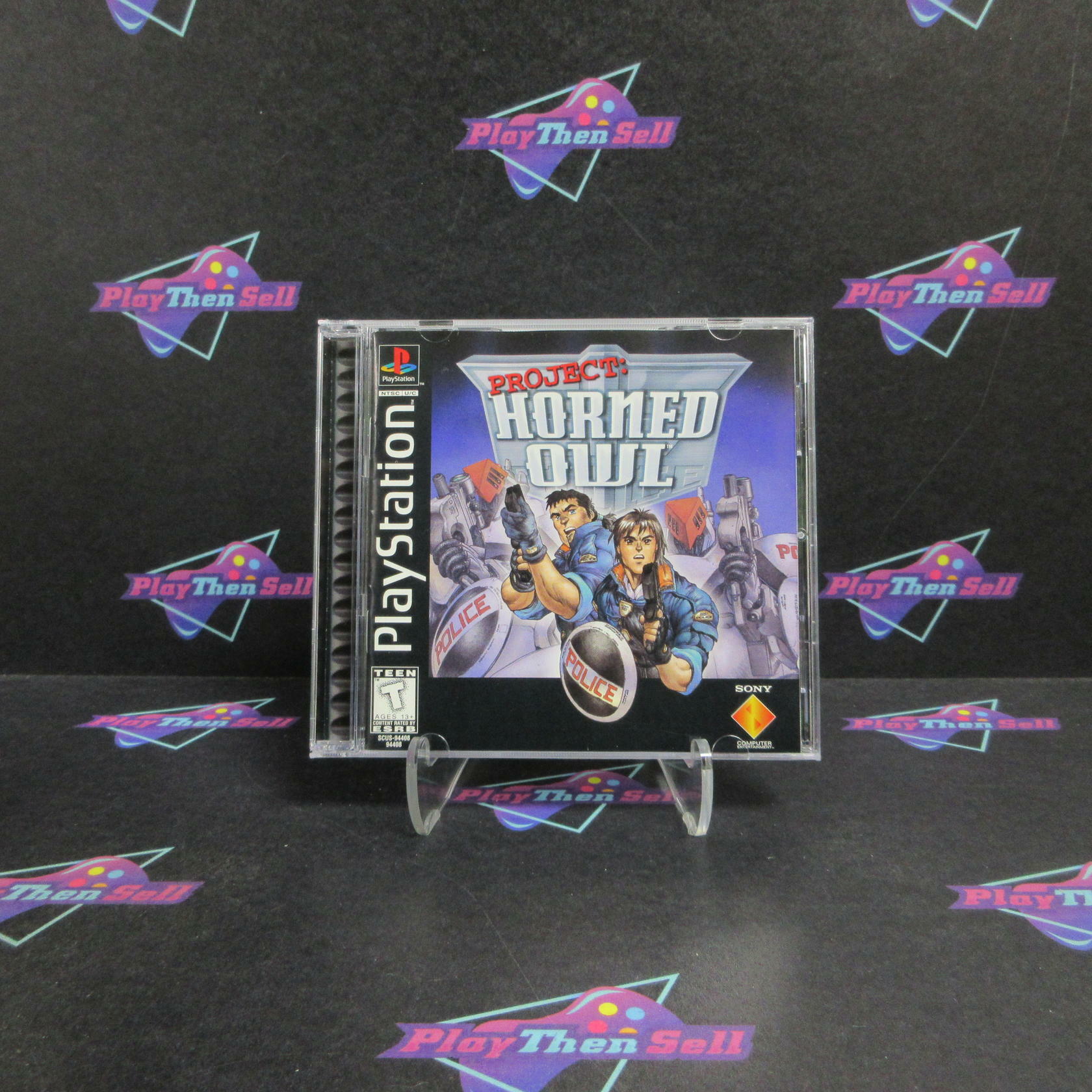 Project Horned Owl PS1 PlayStation 1 + Reg Card Complete - Refurbished