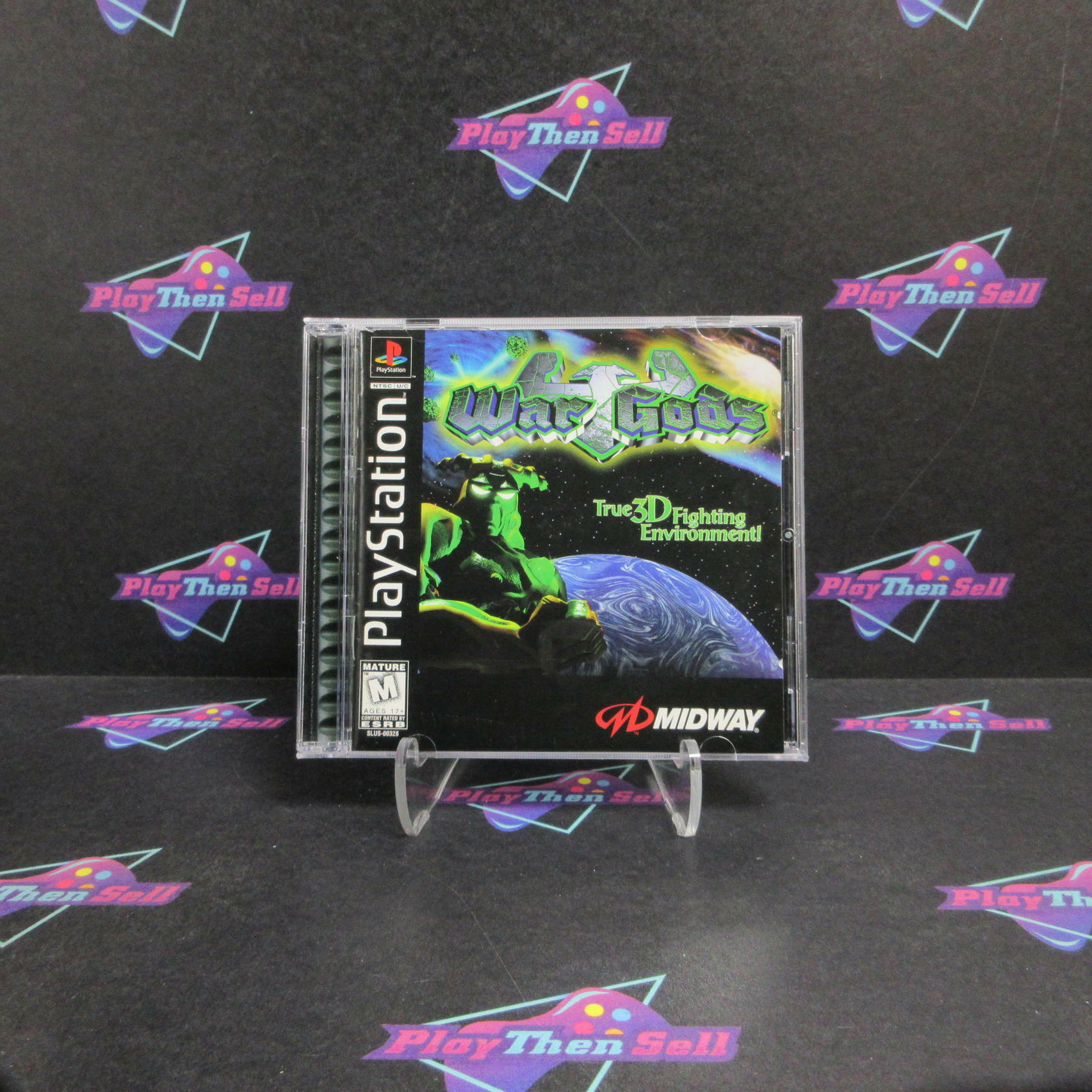 War Gods PS1 PlayStation 1 + Reg Card Complete - Refurbished