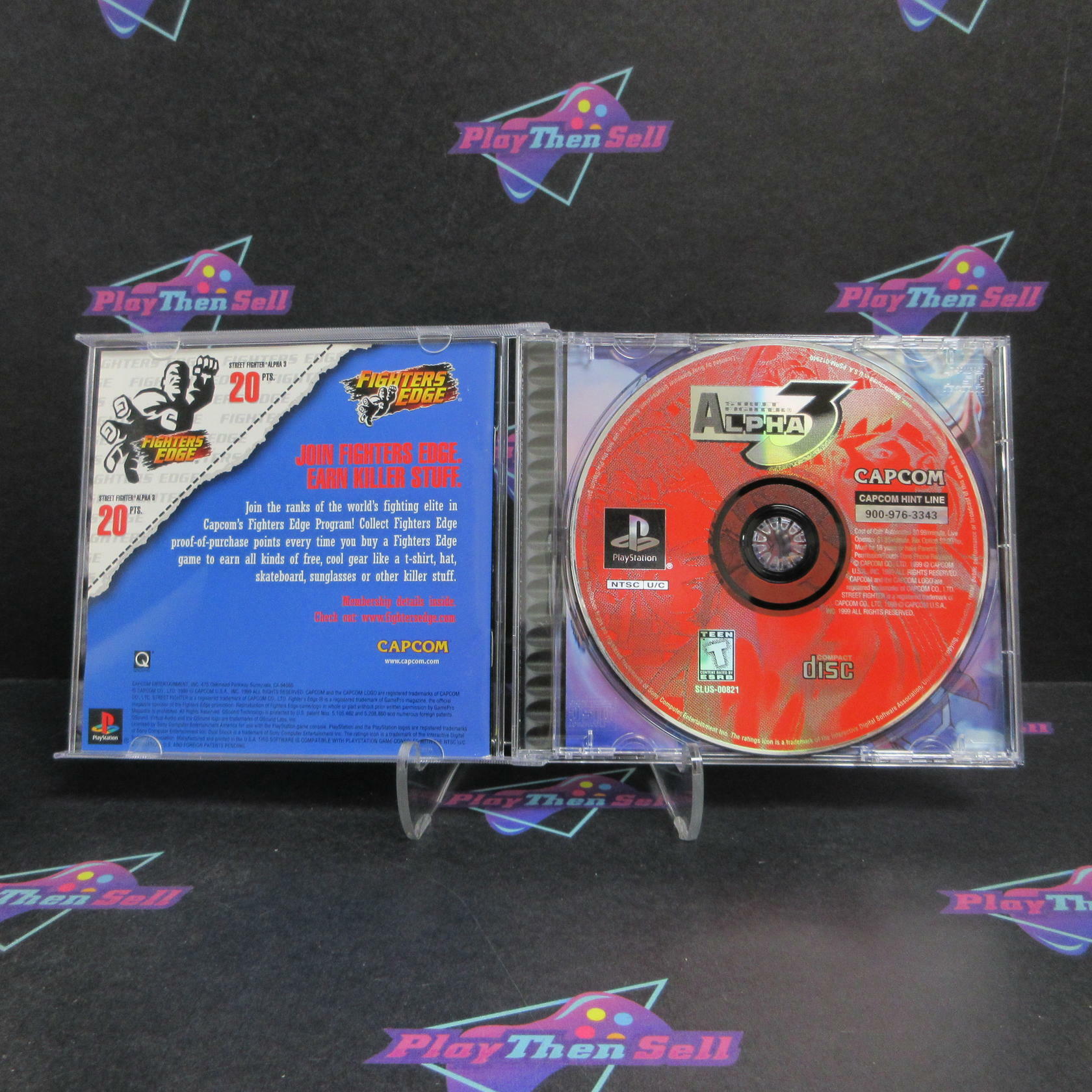 Street Fighter Alpha 3  PS1 PlayStation 1 + Reg Card Complete - Refurbished