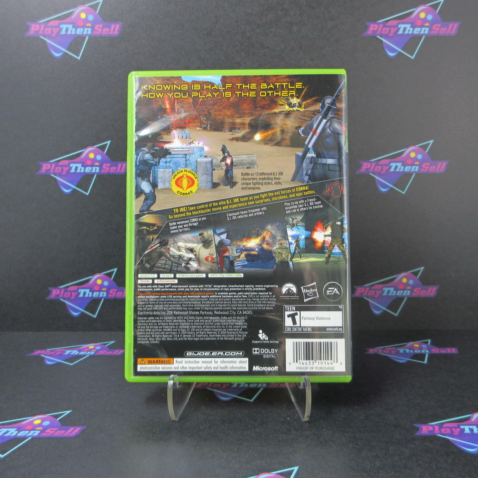 G.I. JOE The Rise of Cobra Xbox 360 Complete - Excellent