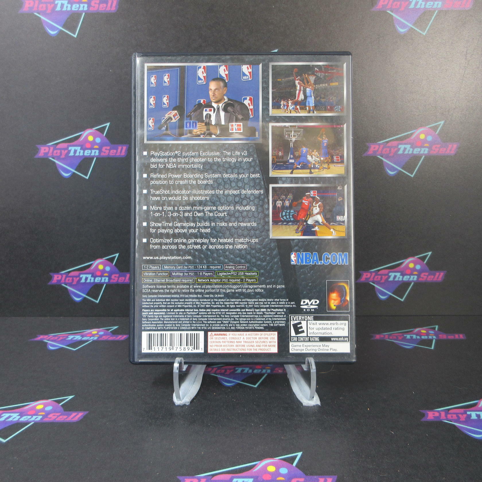 NBA 08 The Life v3 PS2 PlayStation 2 - Very Good