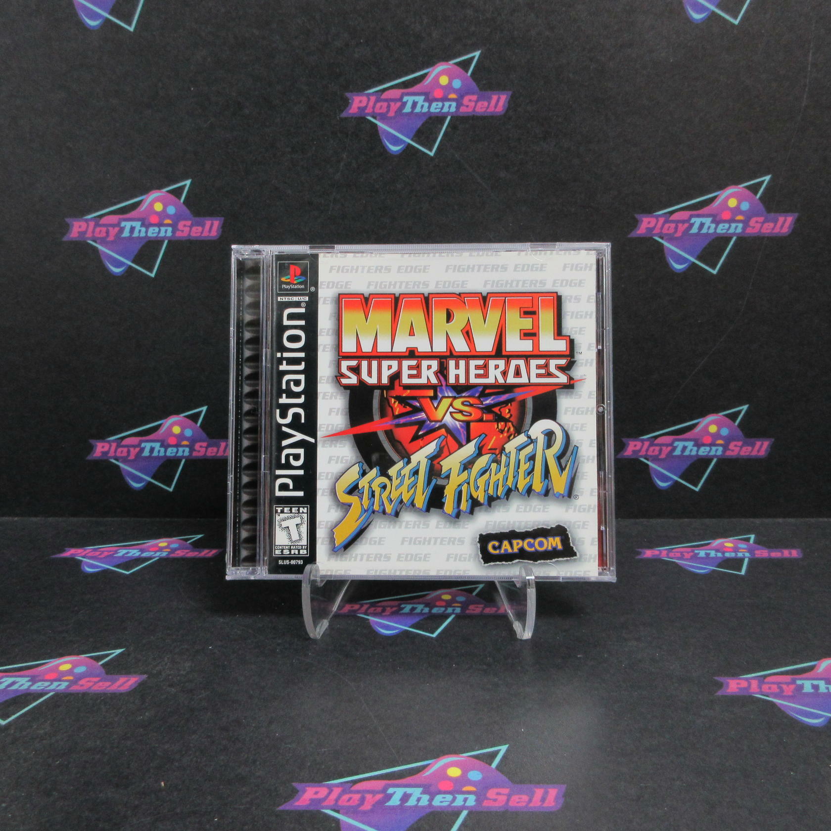 Marvel Super Heroes Vs Street Fighter PS1 + Reg Card Complete - Refurbished