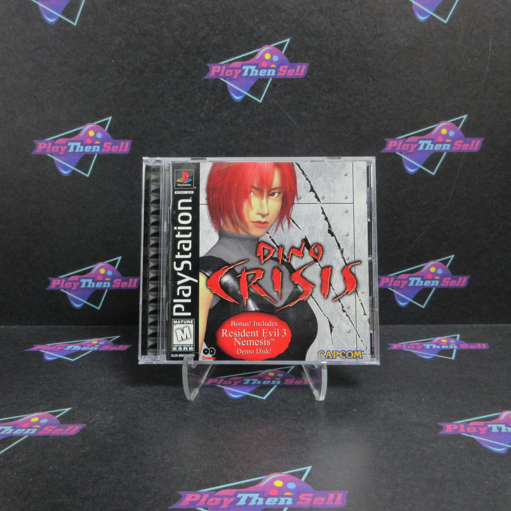 Dino Crisis PS1 PlayStation 1 + Reg Card Complete - Refurbished