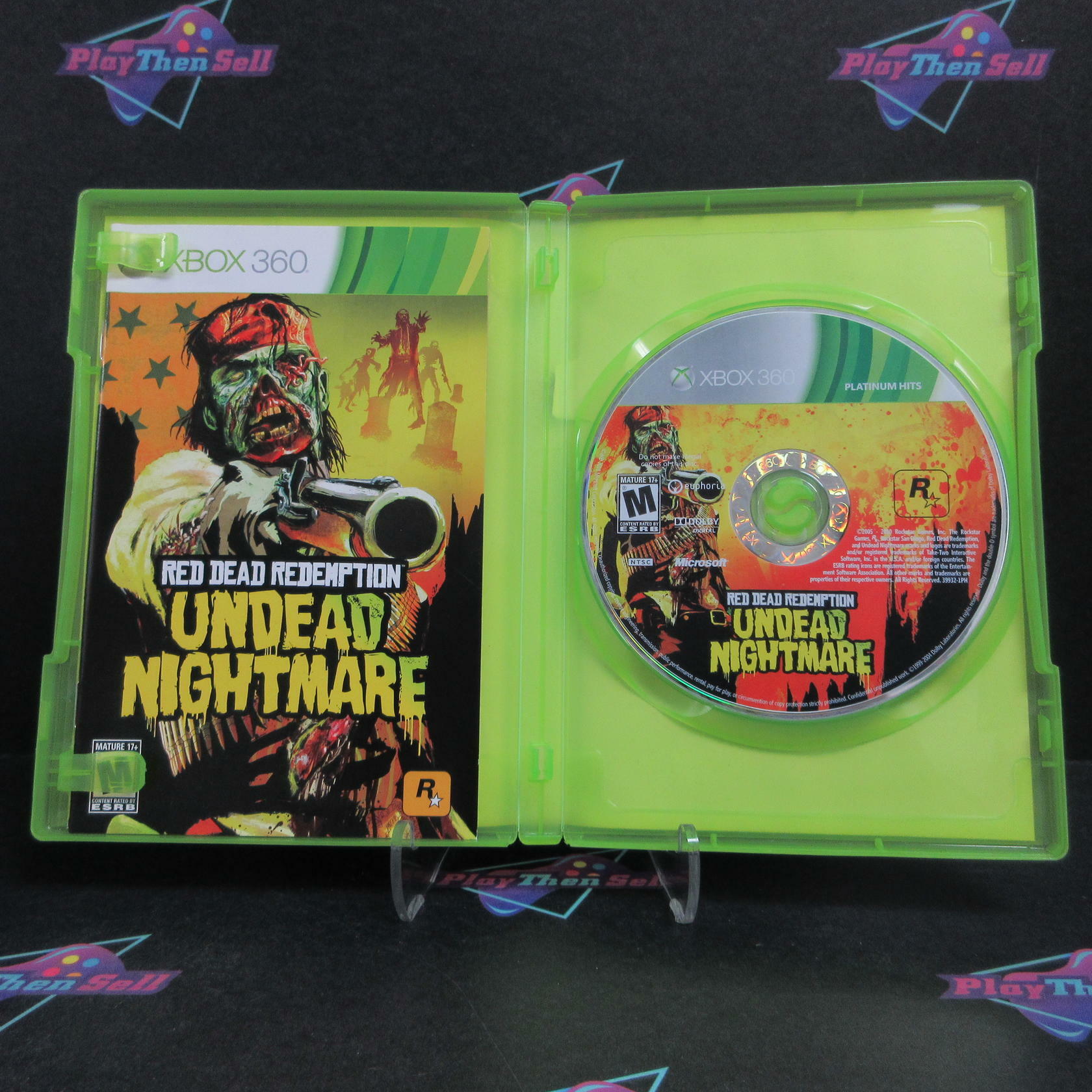 Red Dead Redemption Undead Nightmare Xbox 360 PH + Map Complete - Very Good