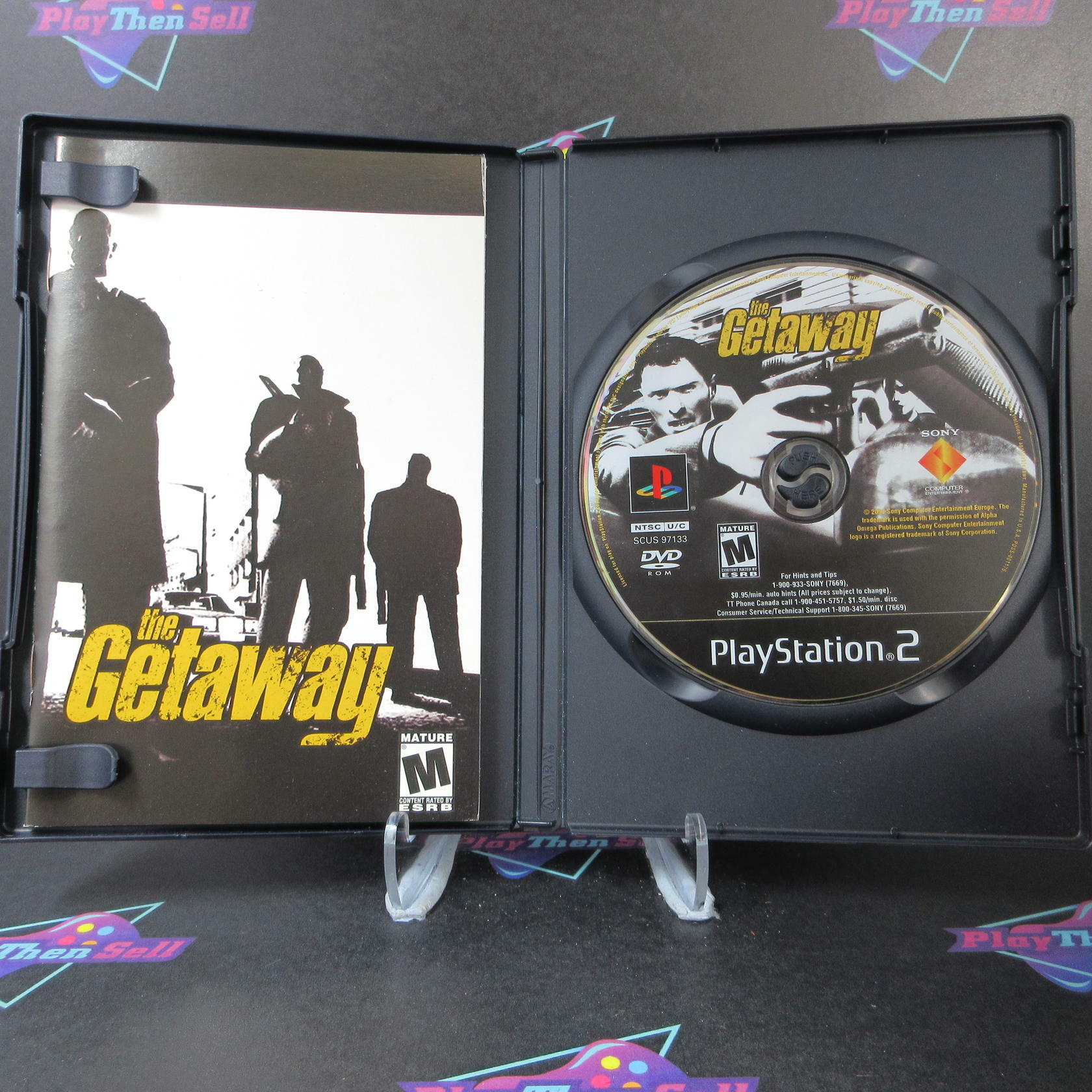 The Getaway PS2 PlayStation 2 + Reg Card Complete - Very Good