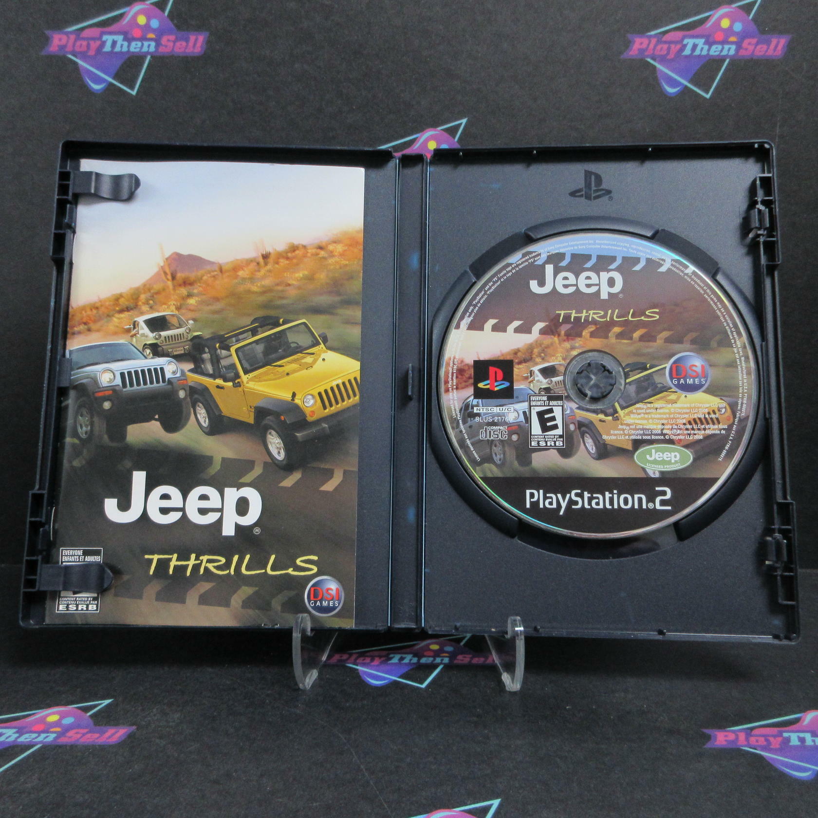 Jeep Thrills PS2 PlayStation 2 Complete - Very Good