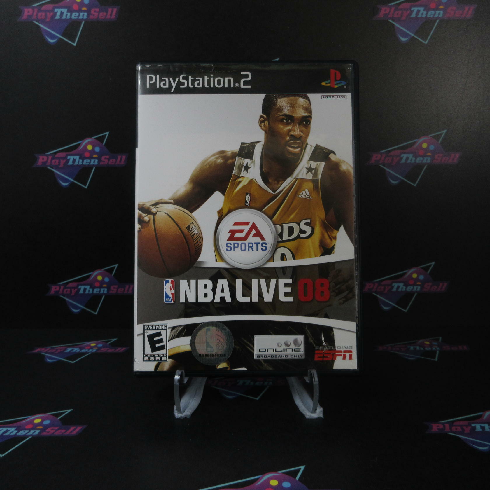 NBA Live 08 PS2 PlayStation 2 Complete - Very Good