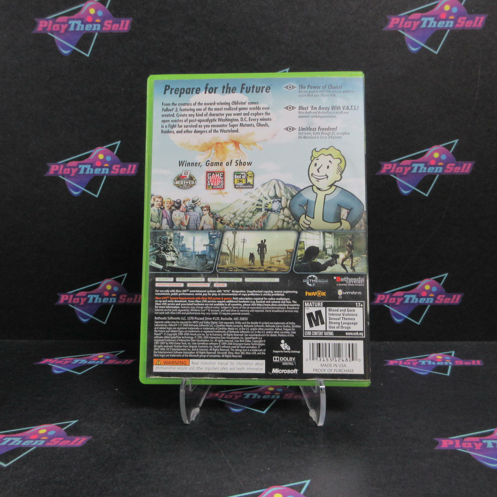 Fallout 3 Xbox 360 Complete - Very Good