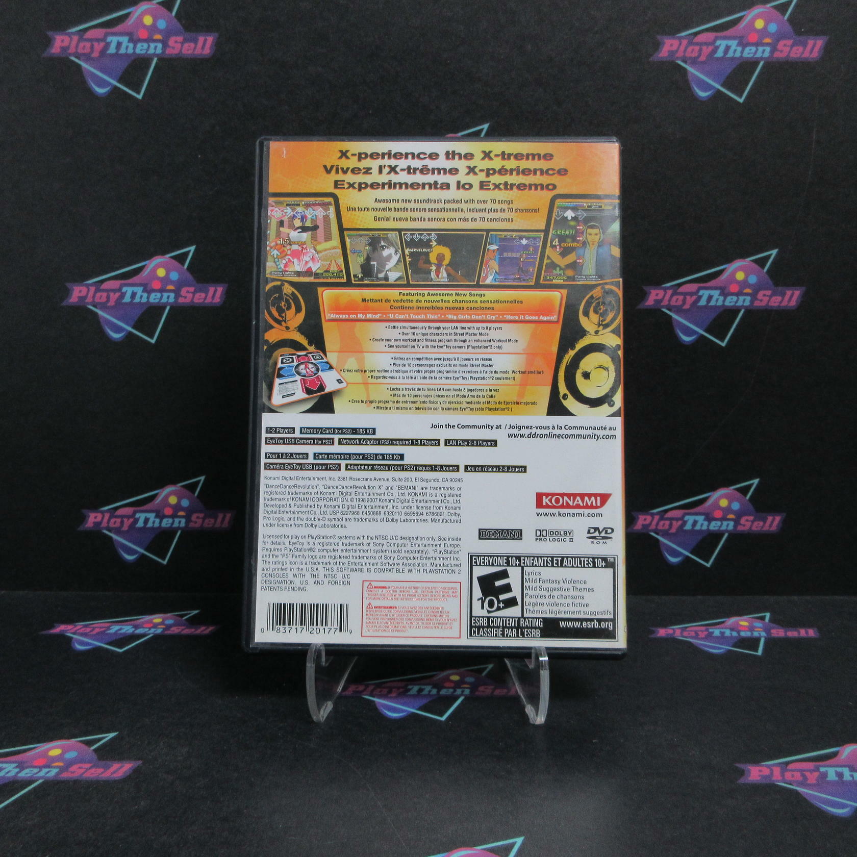 Dance Dance Revolution X PS2 PlayStation 2 Complete - Very Good