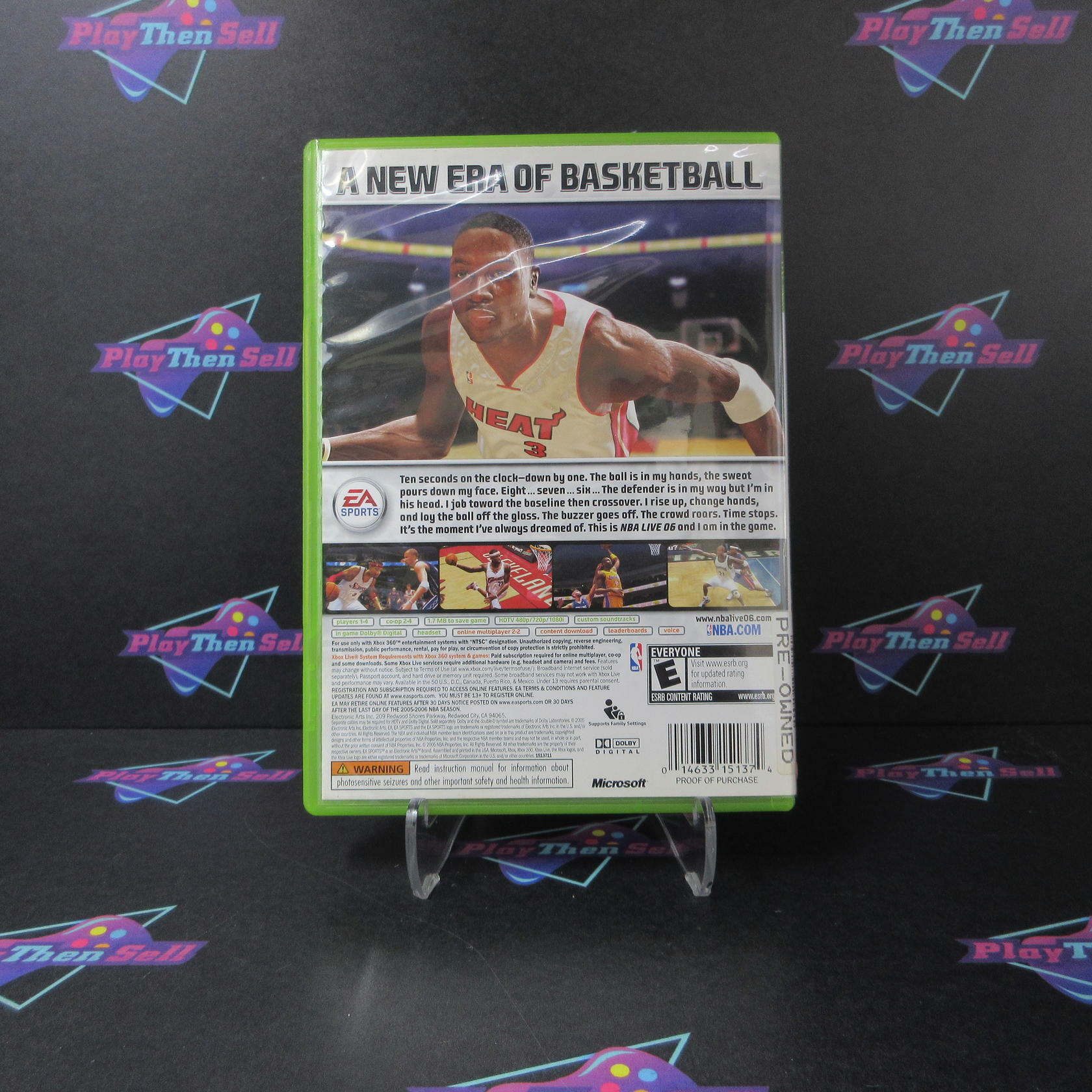 NBA Live 06 Xbox 360 Complete - Very Good