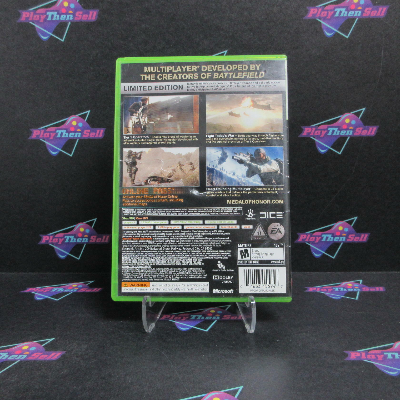 Medal of Honor Limited Edition Xbox 360 Complete - Very Good