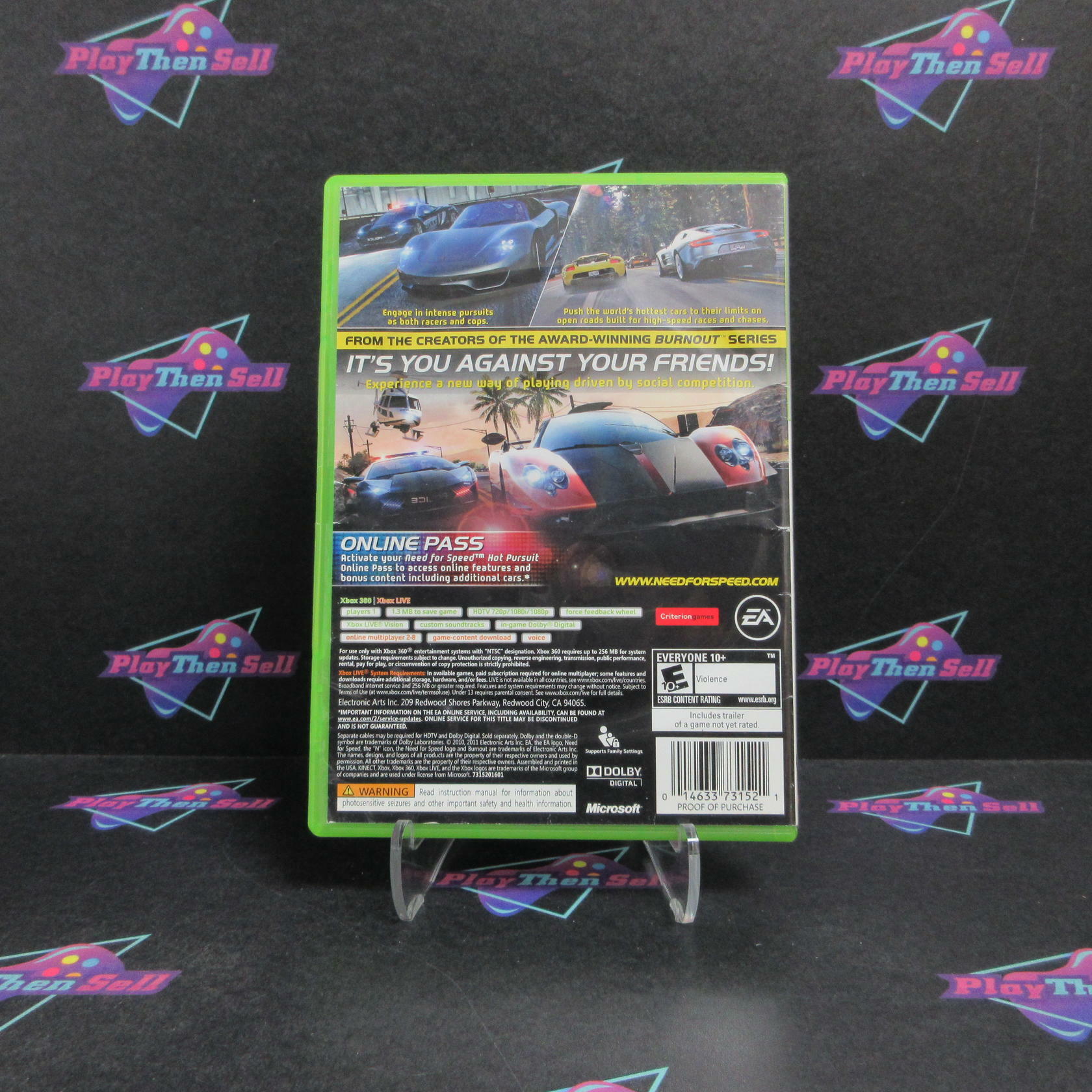 Need for Speed Hot Pursuit Xbox 360 PH Complete - Very Good